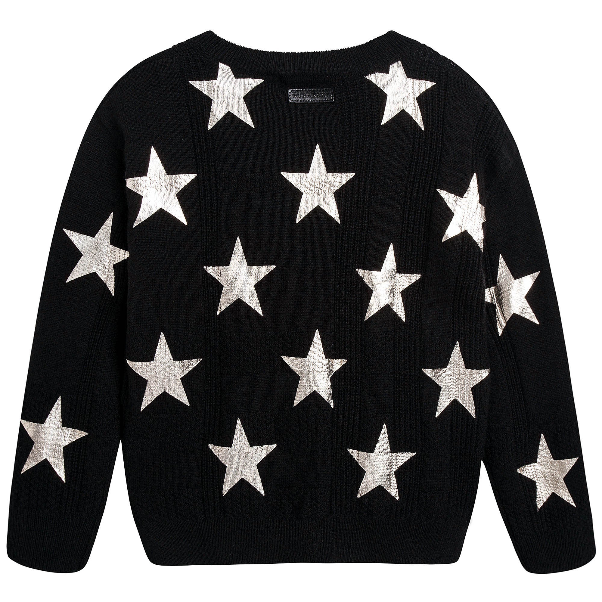 Boys Black Stars Print Sweater - CÉMAROSE | Children's Fashion Store - 2