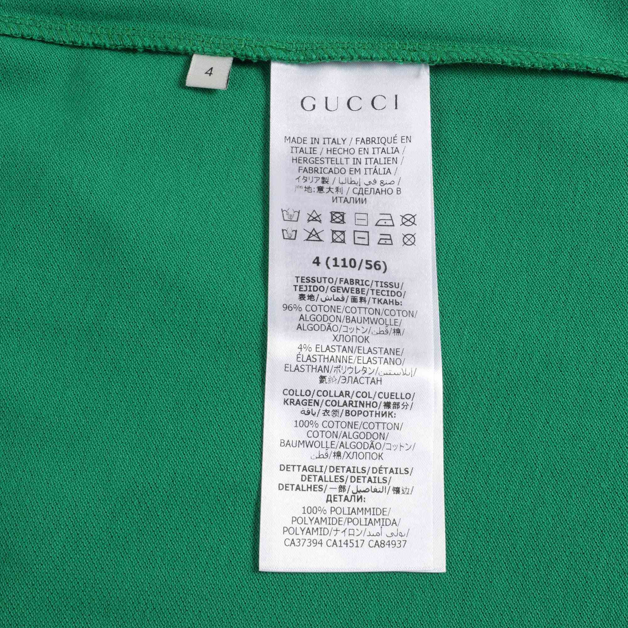 Boys Green GG Poloshirt