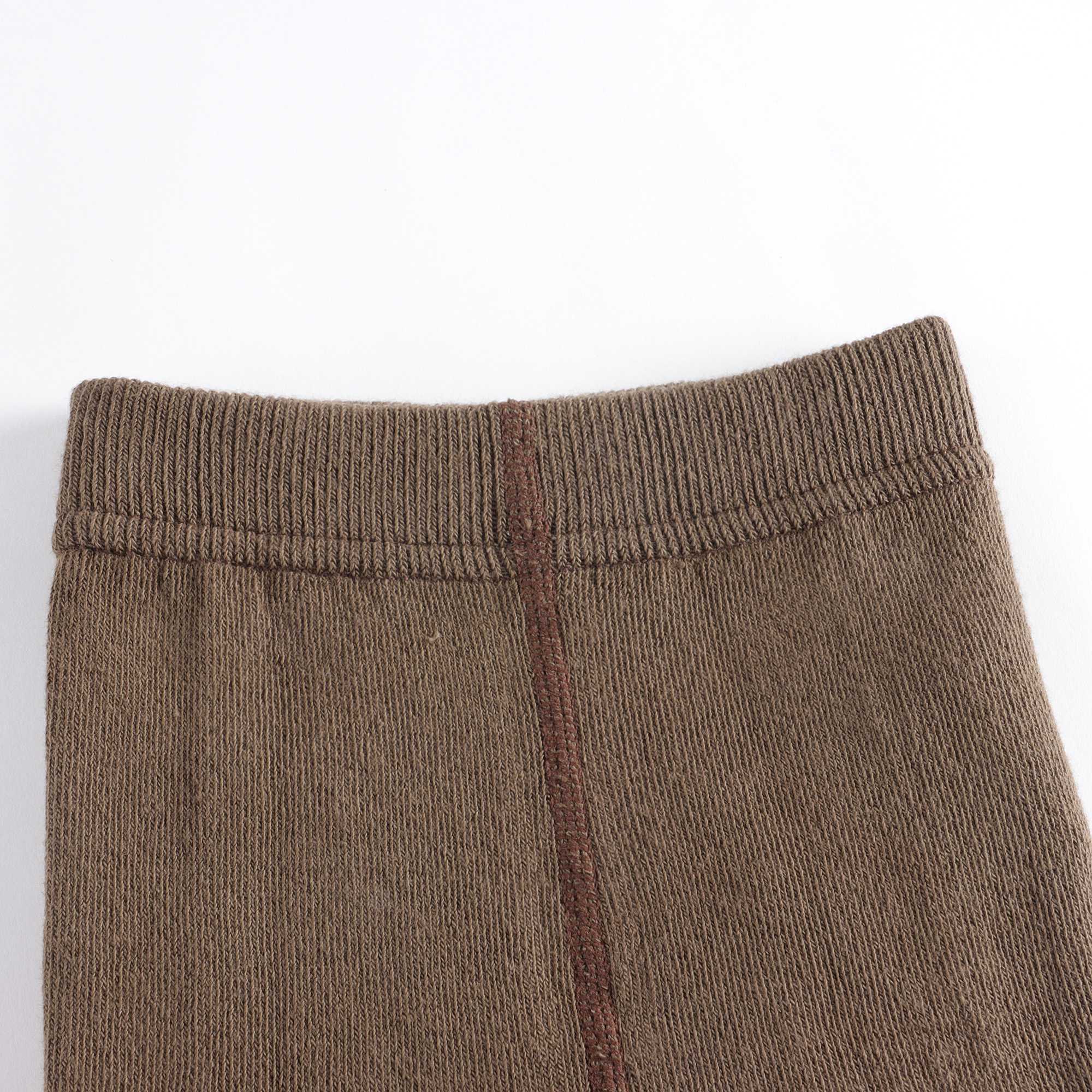 Girls Camel Cotton Tights