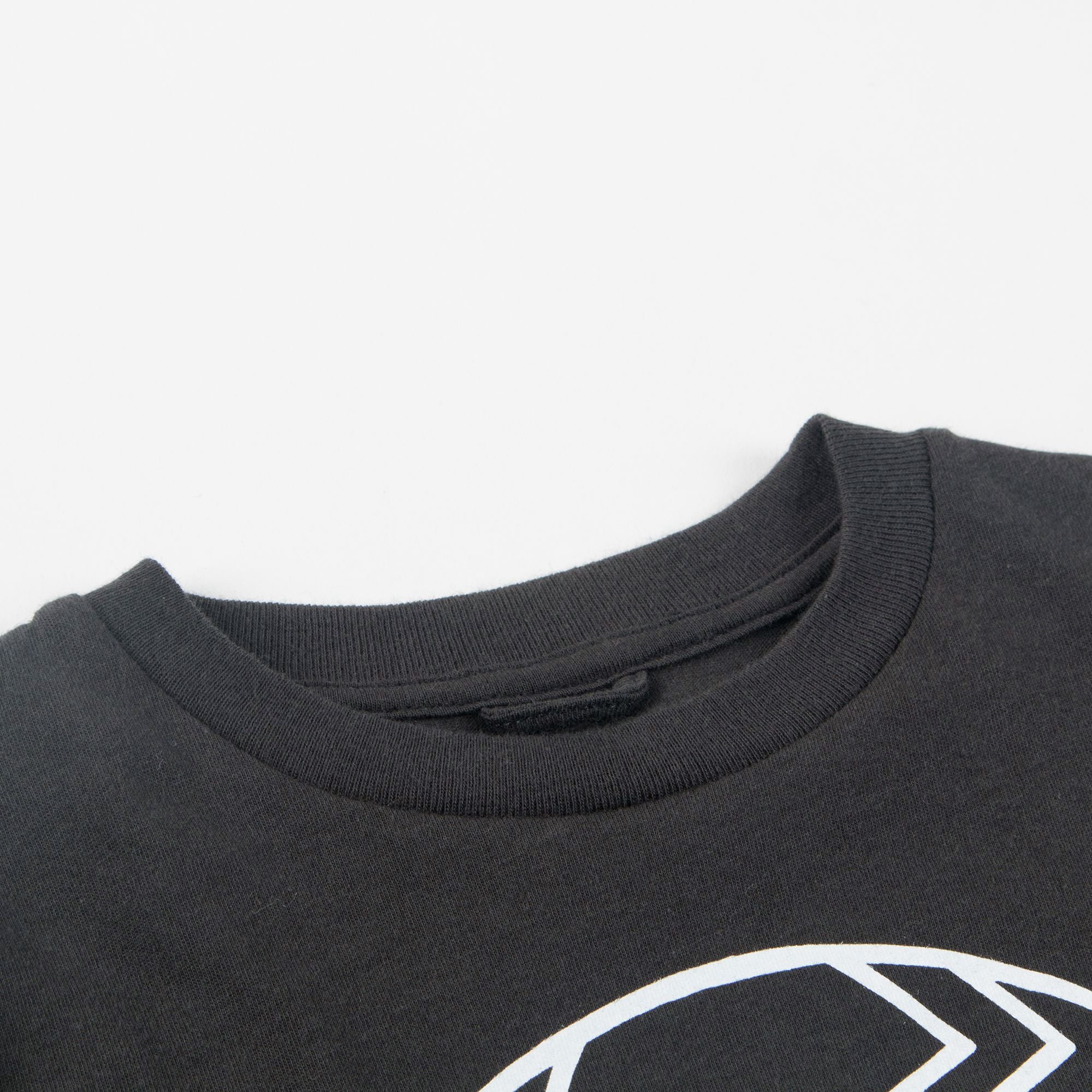Boys Black with Patches Cotton T-shirt