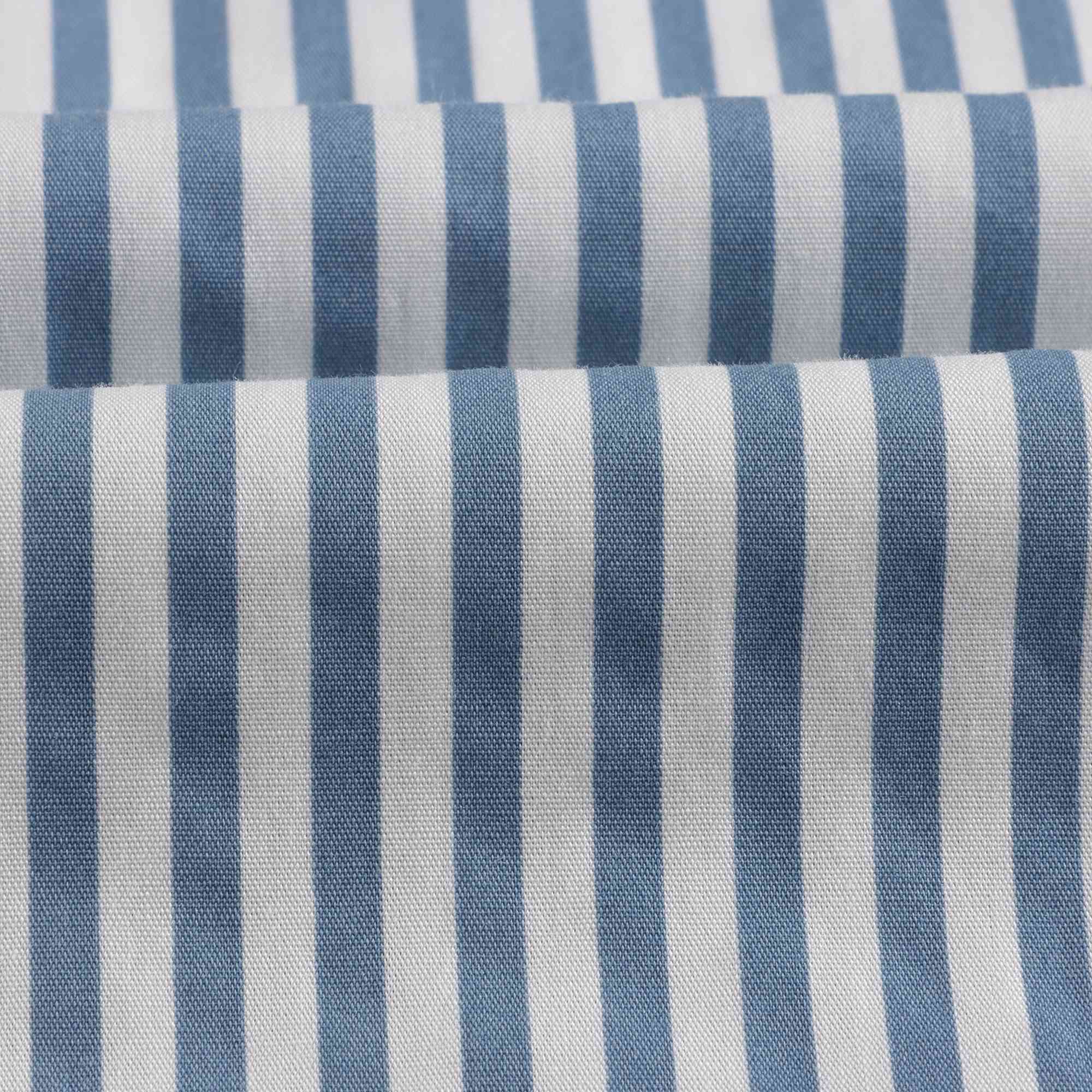 Girls Blue Stripe Cotton Dress