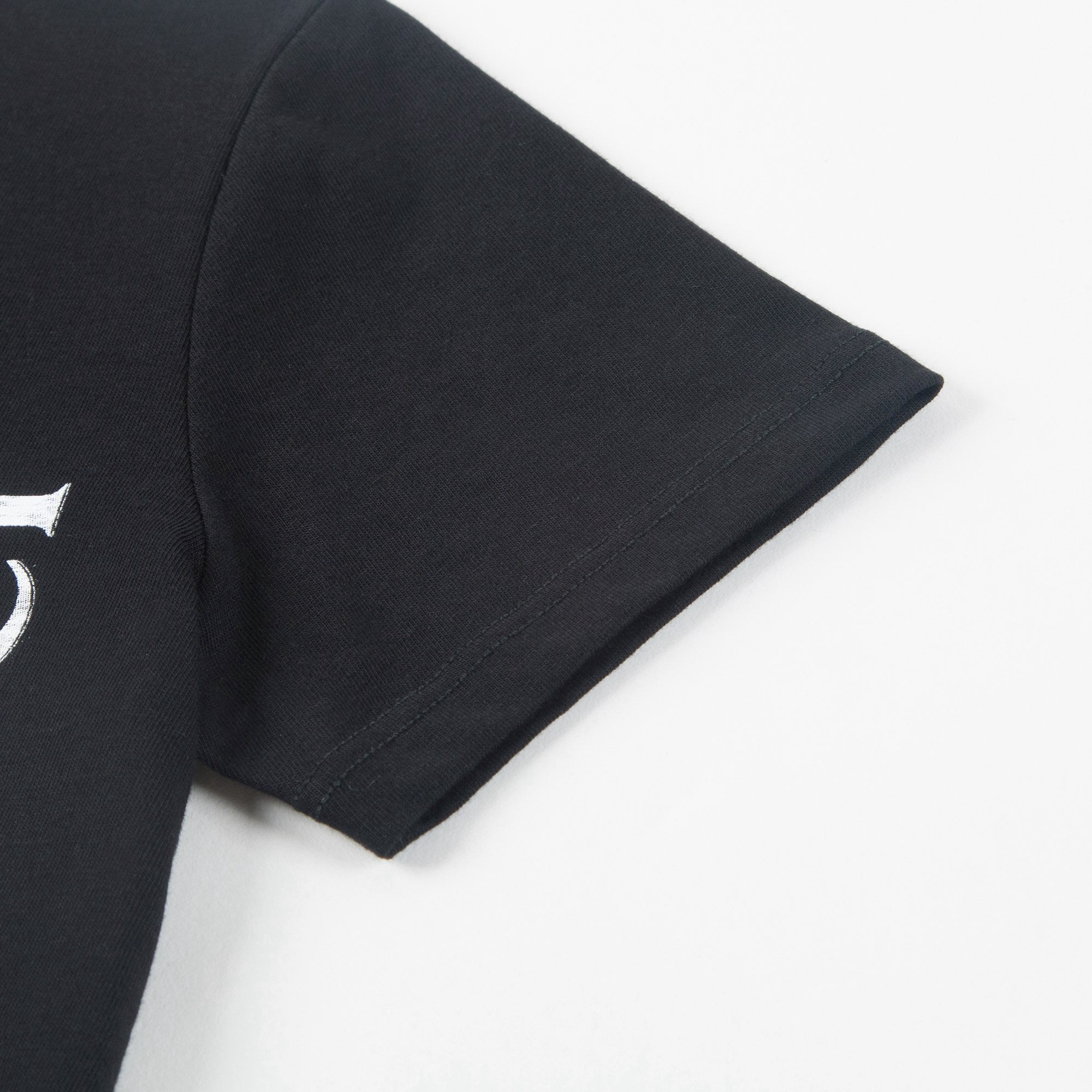 Boys Black "GG" Cotton T-shirt