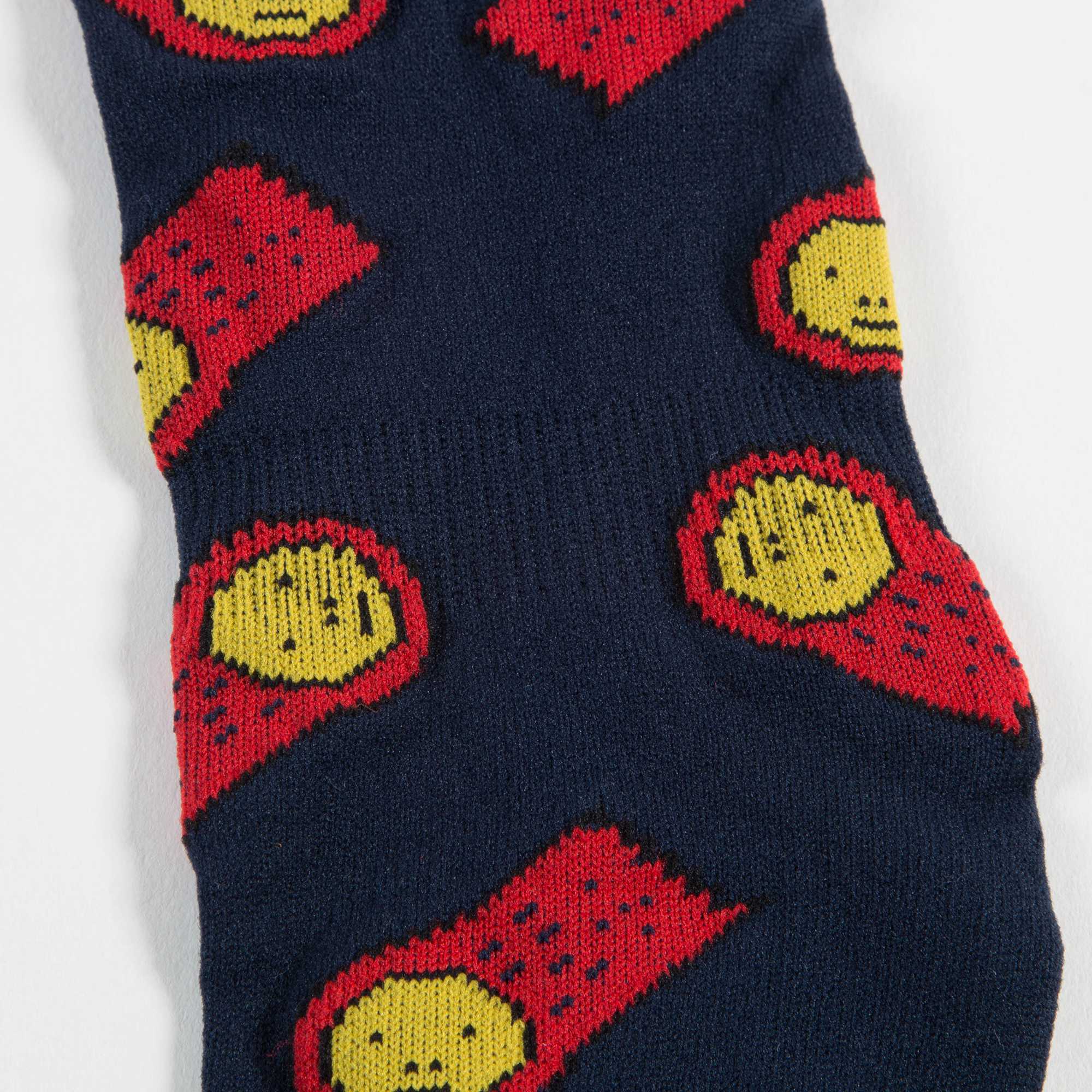 Girls Navy Blue Cotton Socks
