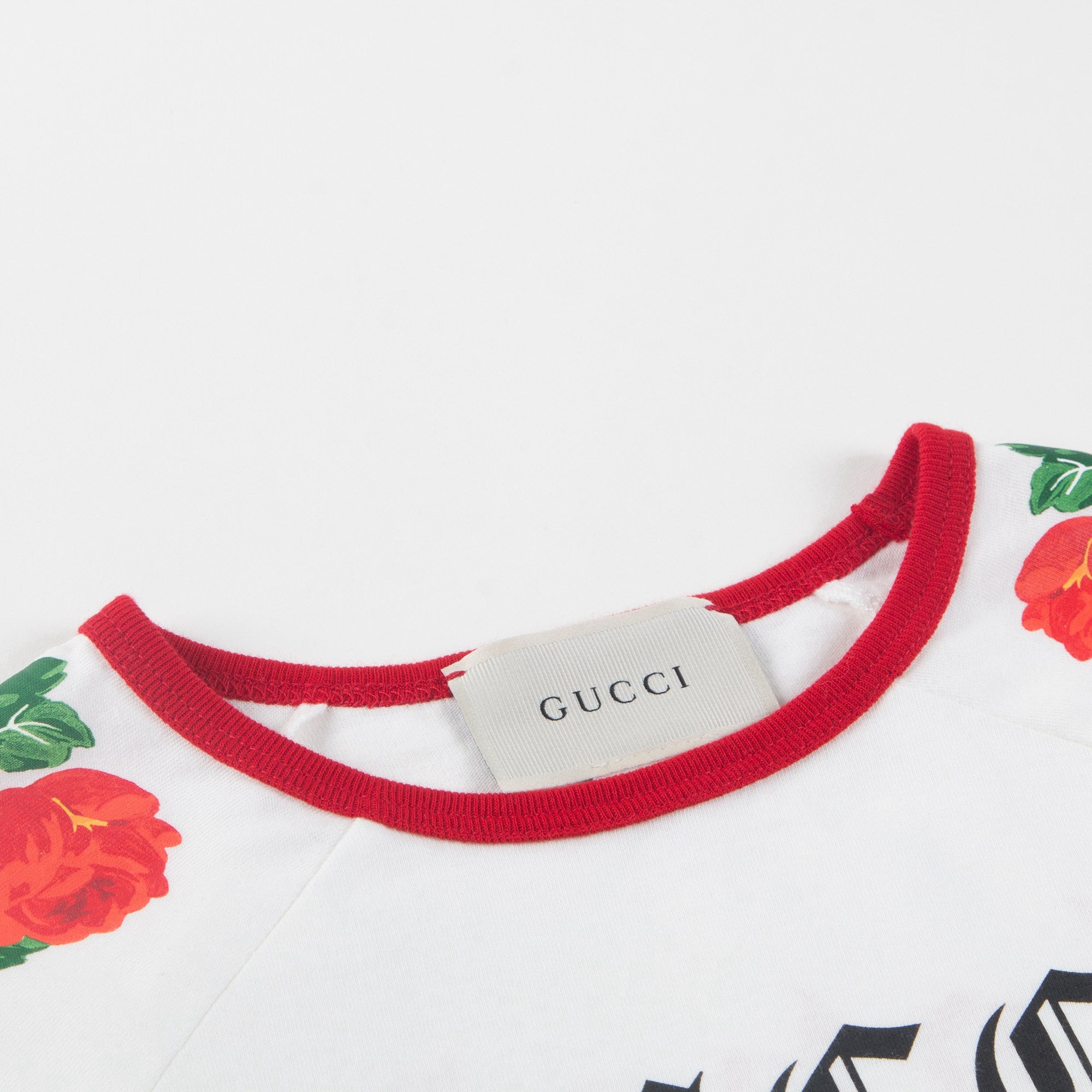 Girls White Gucci Rainbow T-shirt