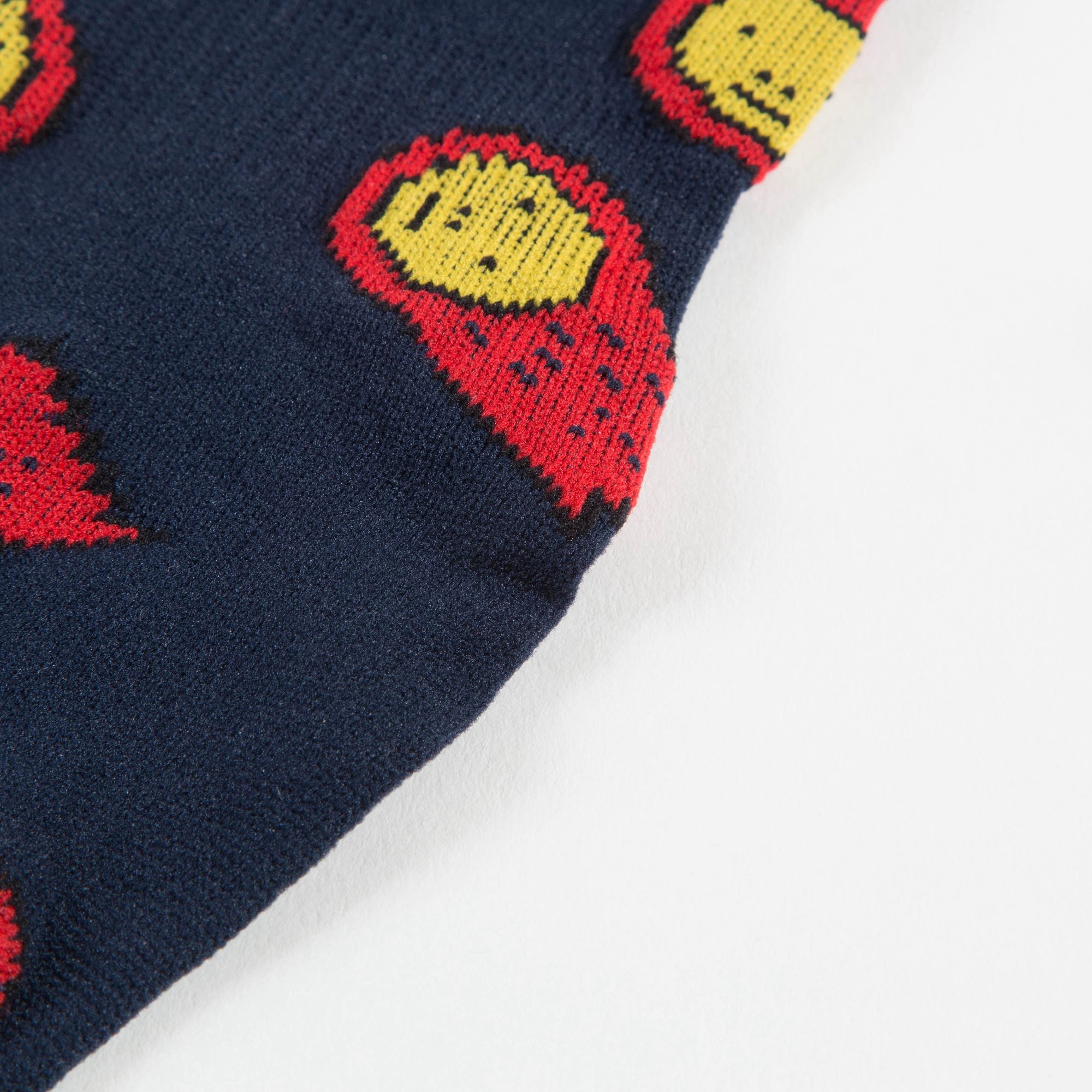 Girls Navy Blue Cotton Socks