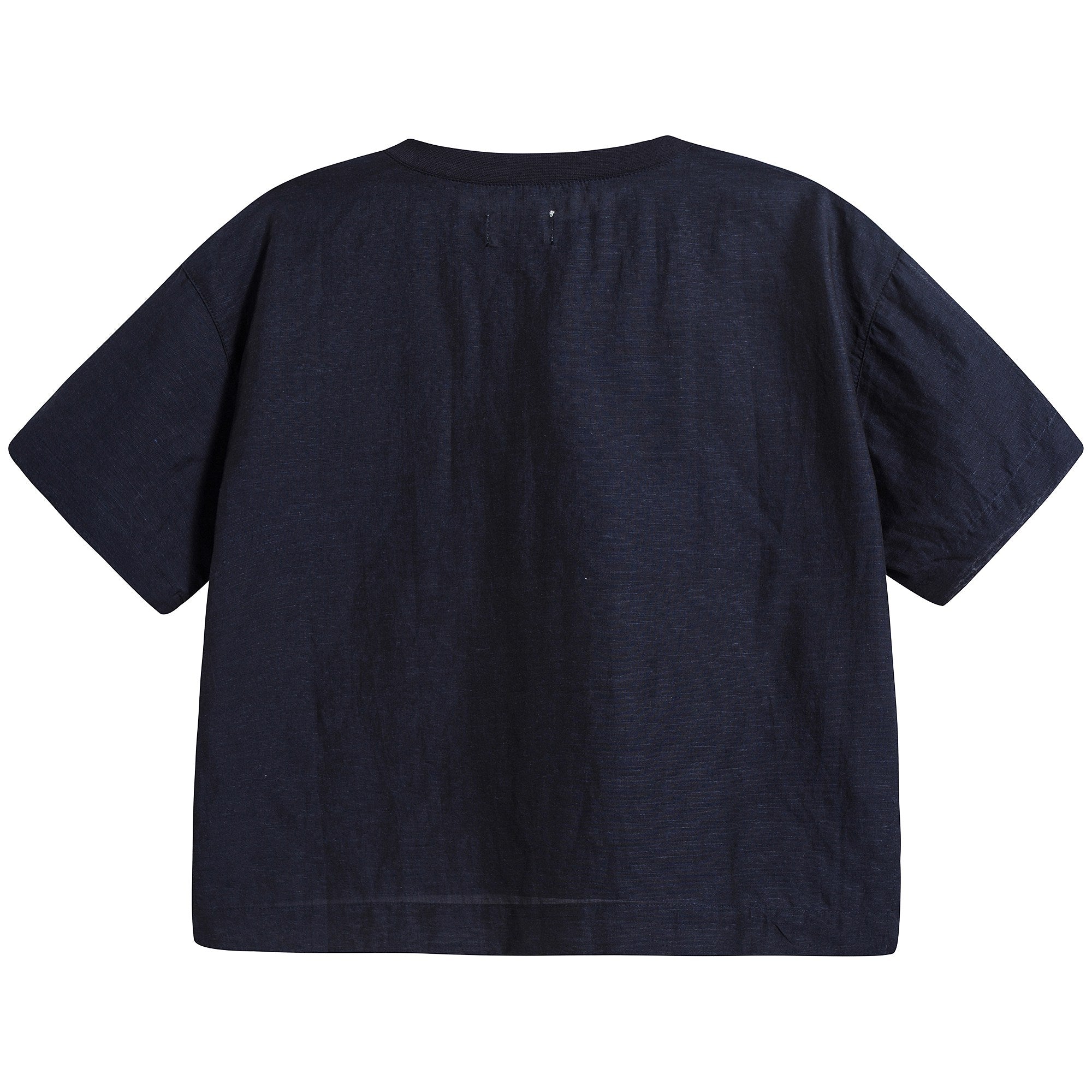 Girls Navy Pocket T-shirt