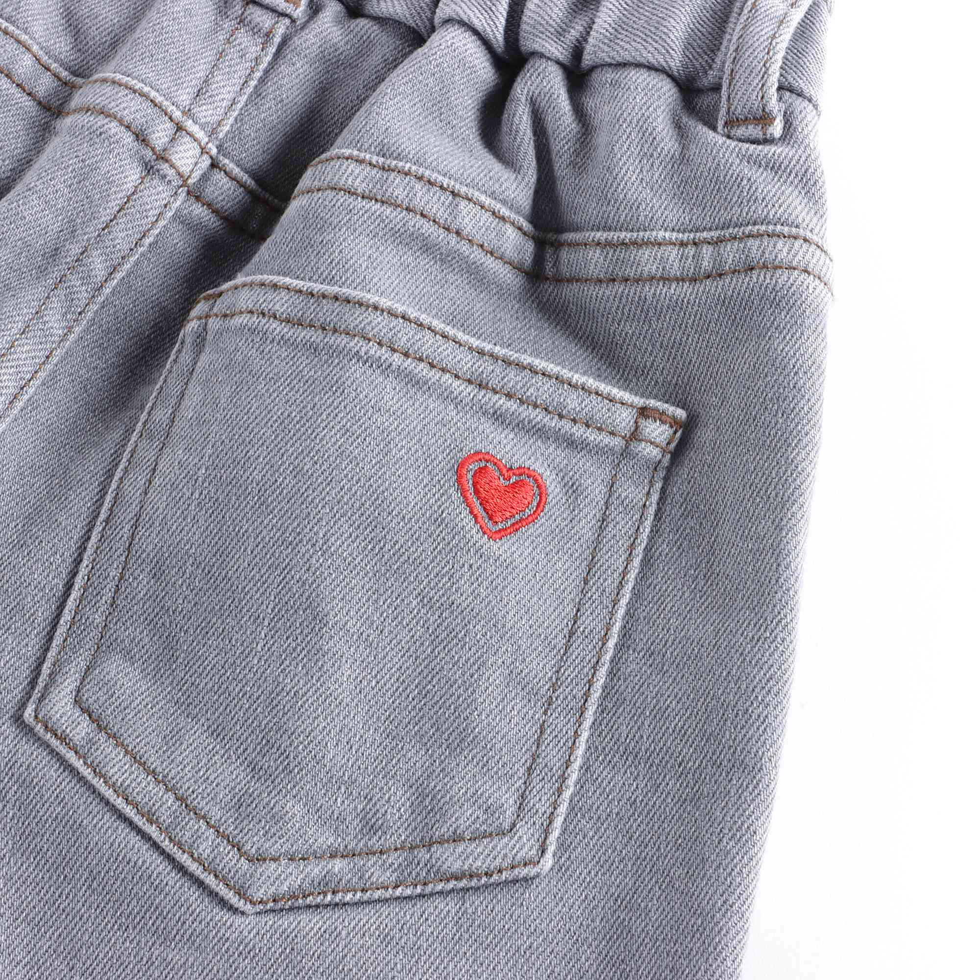 Girls Light Blue Denim Trousers