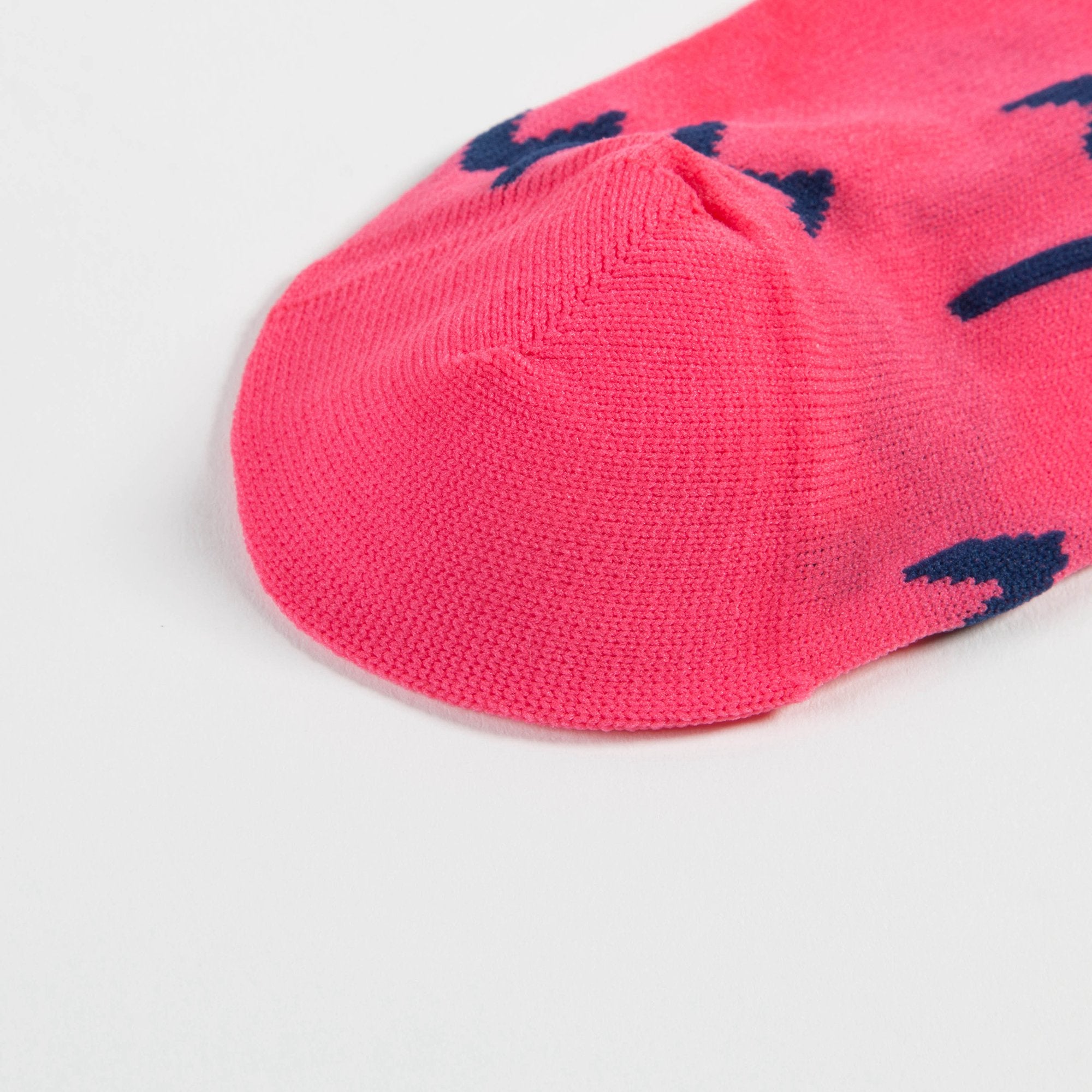 Girls Fuchsia Cotton Socks