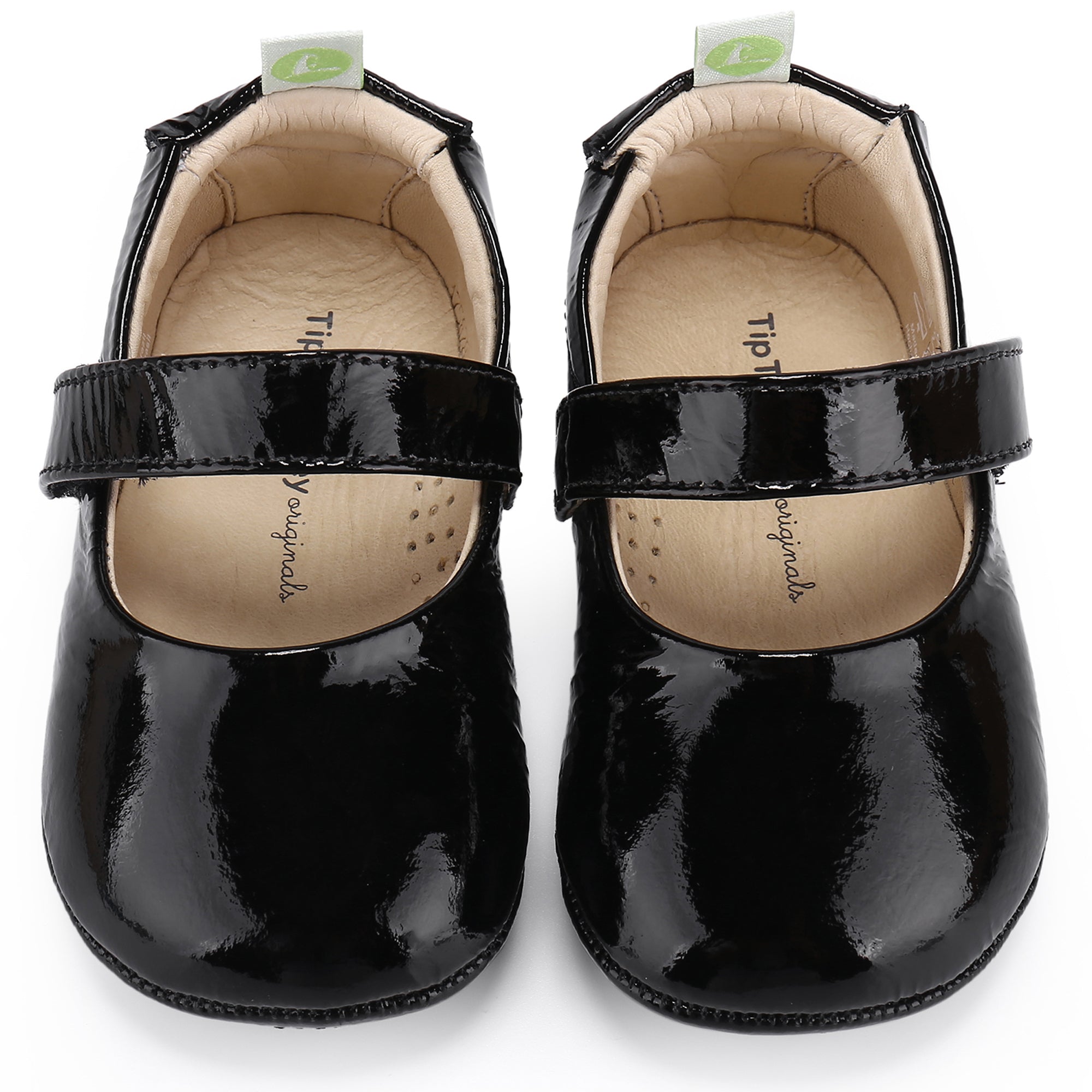 Baby Black Leather Shoes