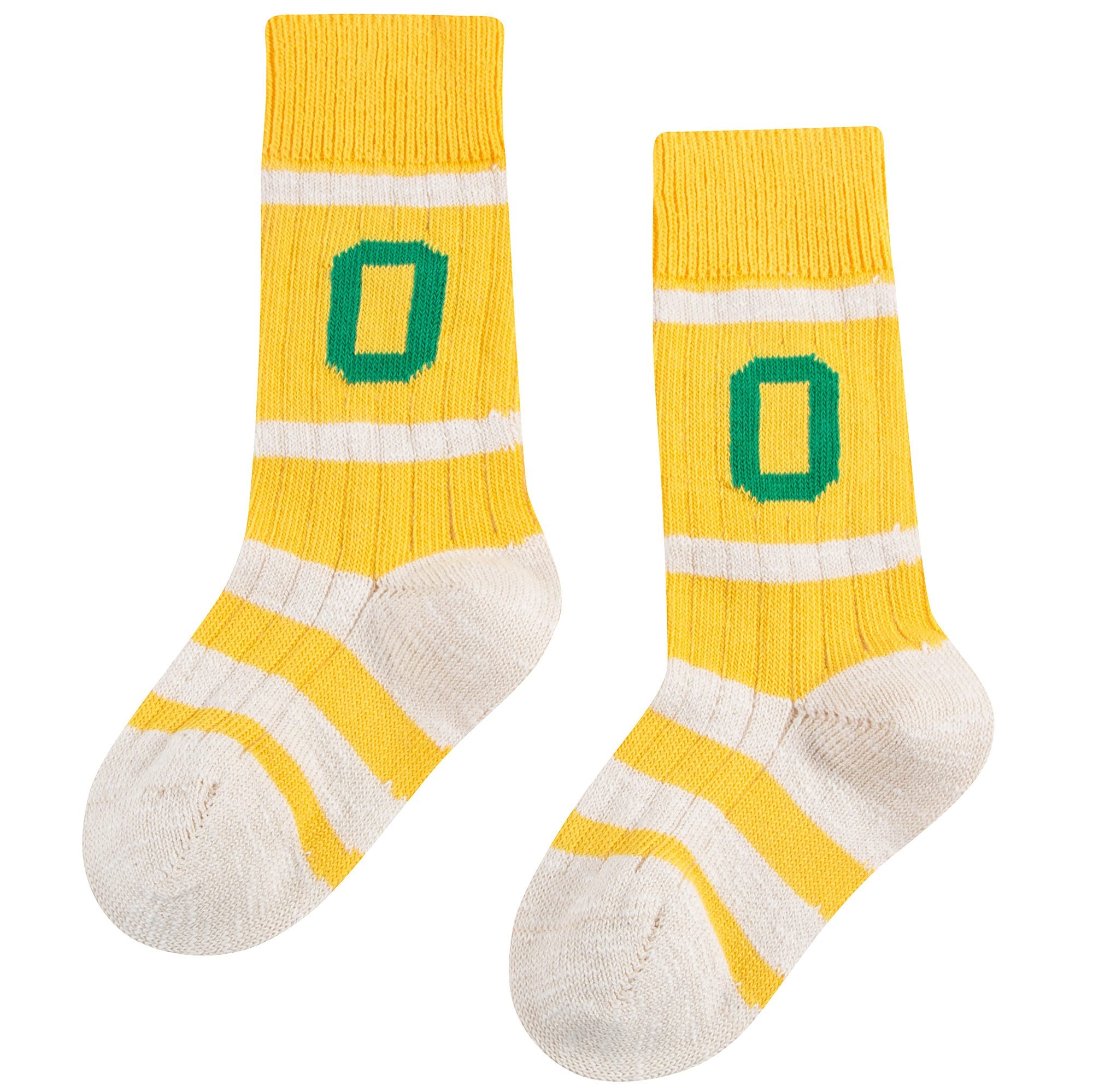 Girls  Yellow   Cotton   Socks