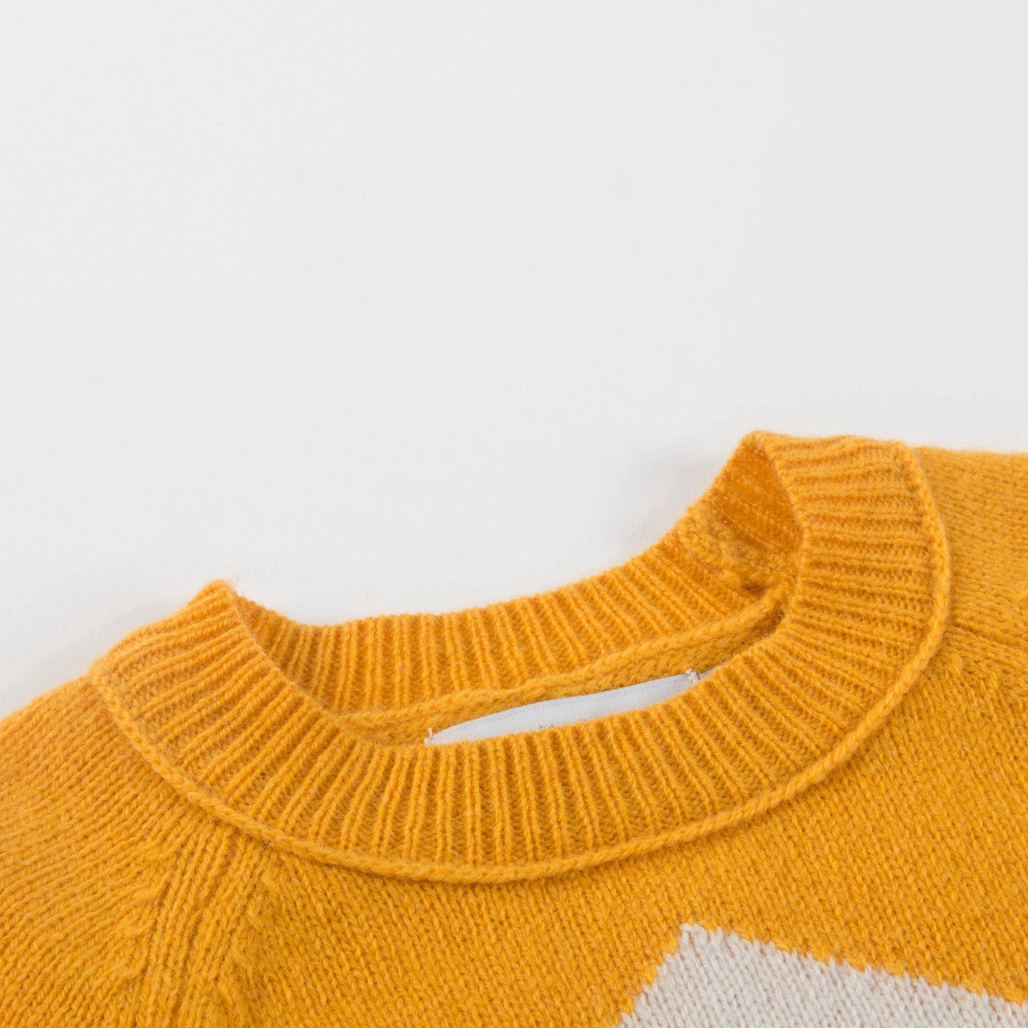 Boys Yellow Jumper Wool Sweater