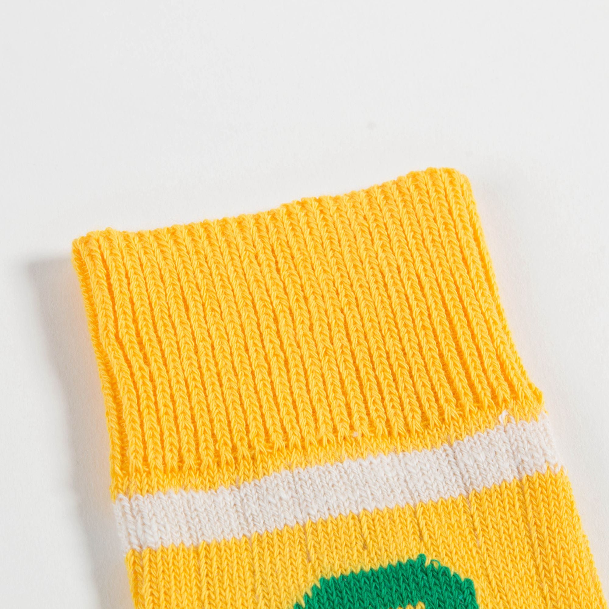 Girls  Yellow   Cotton   Socks