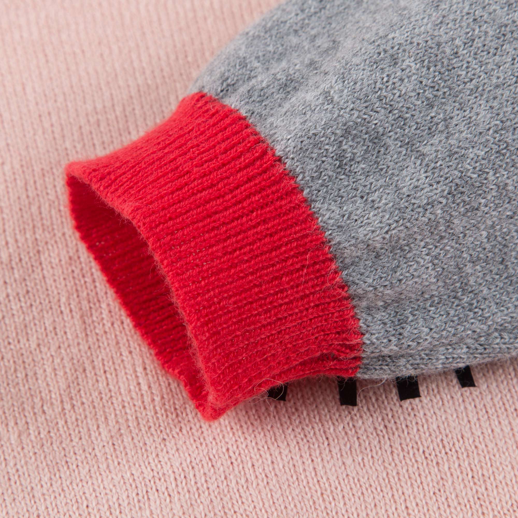 Baby Girls Pearl Pink Cotton Knitted Babygrow