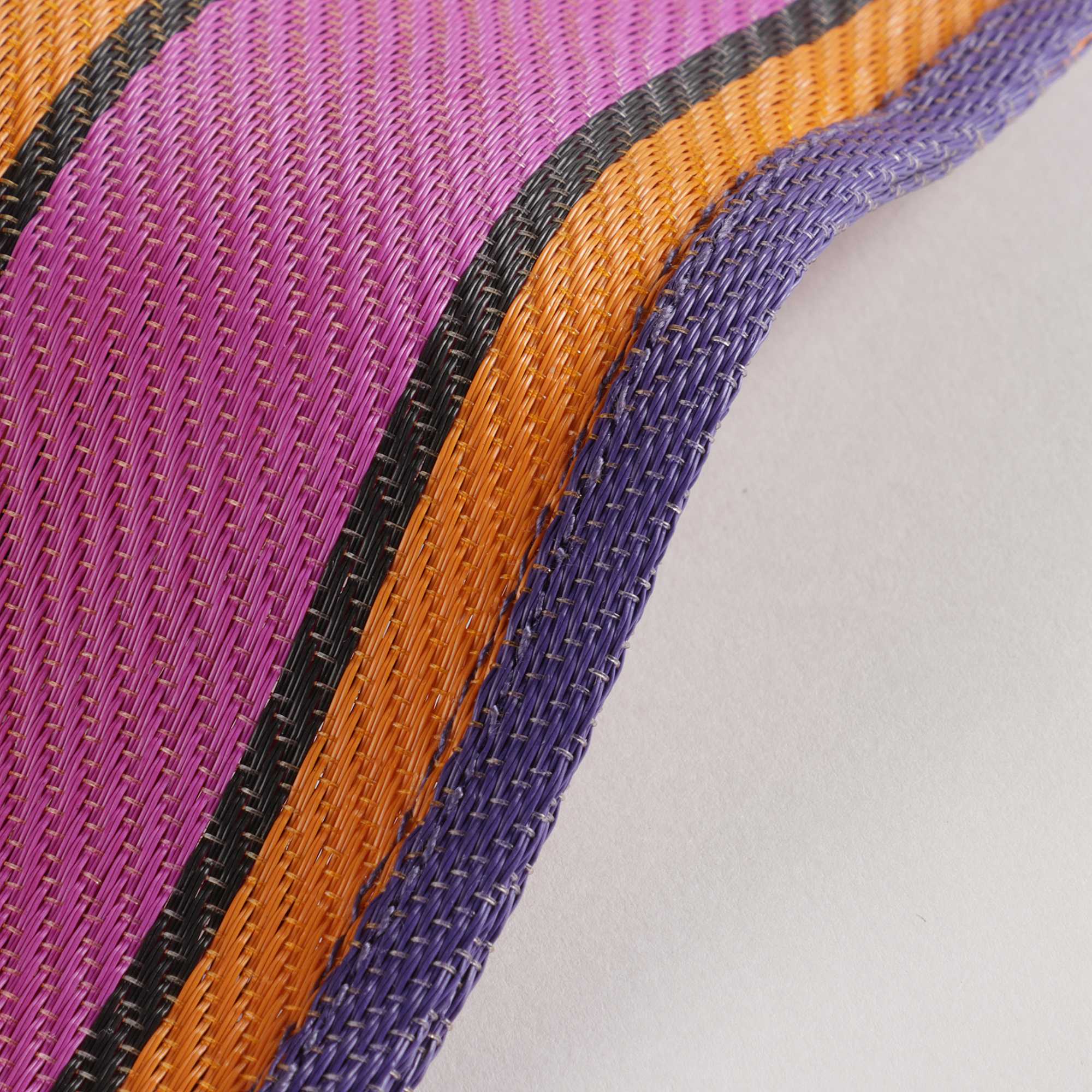 紫色条纹Logo手提袋(39x31cm)