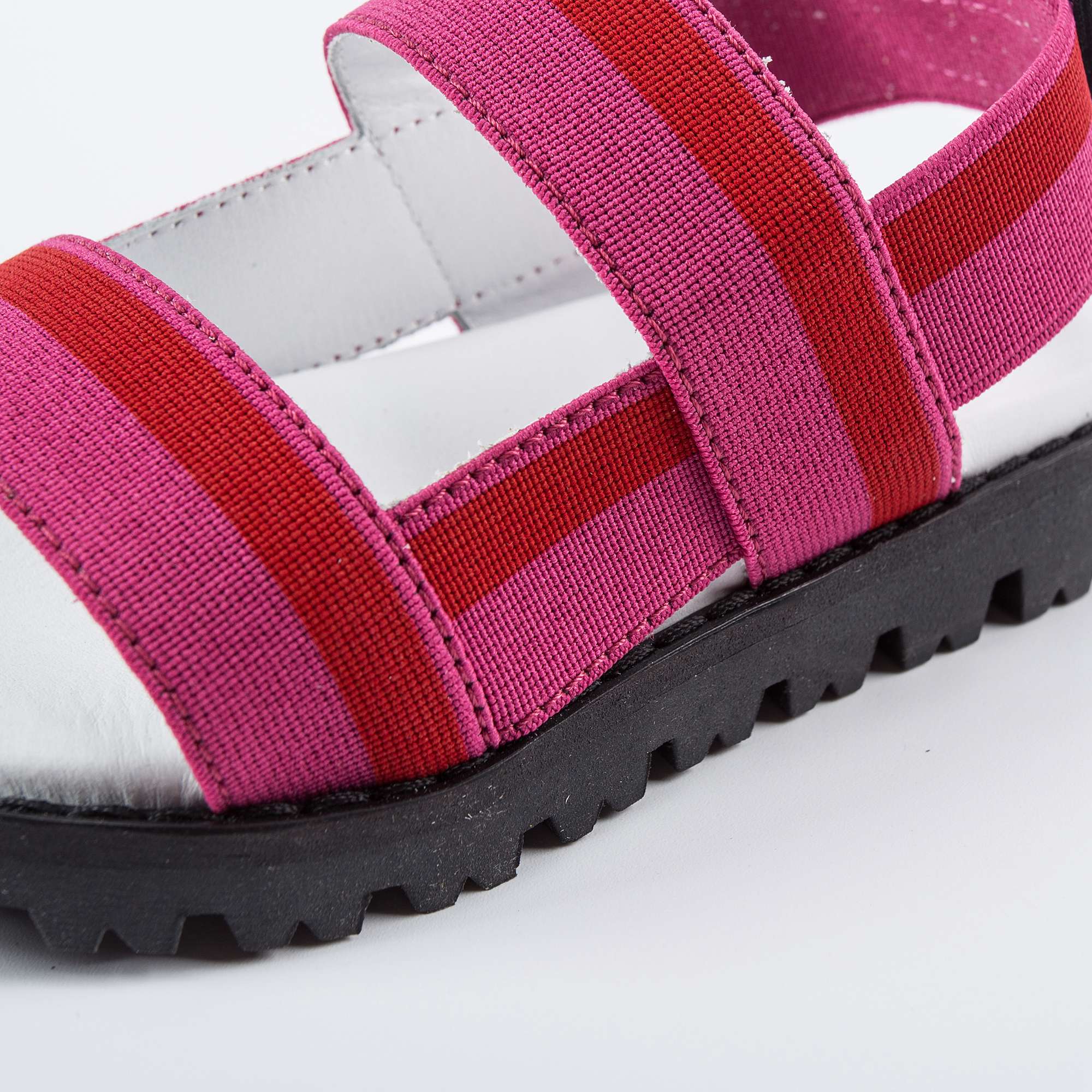 Girls Pink & Red Sandals