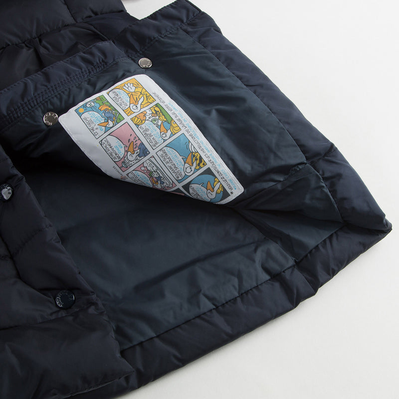 Baby Girls Navy Blue Plush Trims Hooded 'Neste'Jacket - CÉMAROSE | Children's Fashion Store - 8