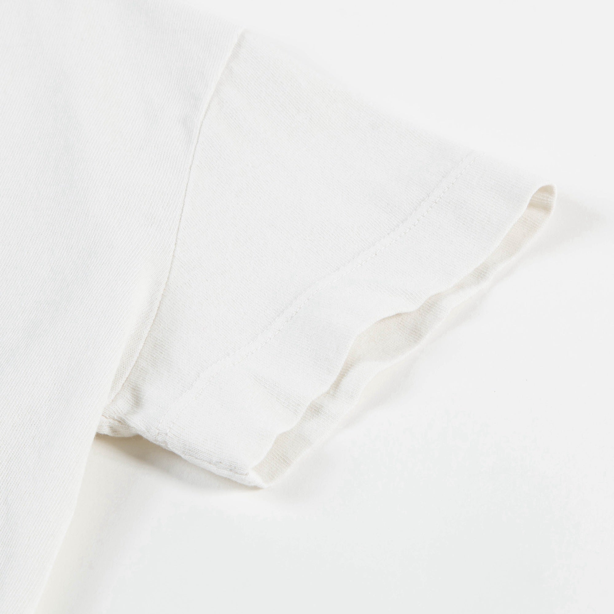 Girls  Raw  White  Dog  Cotton  T-shirt