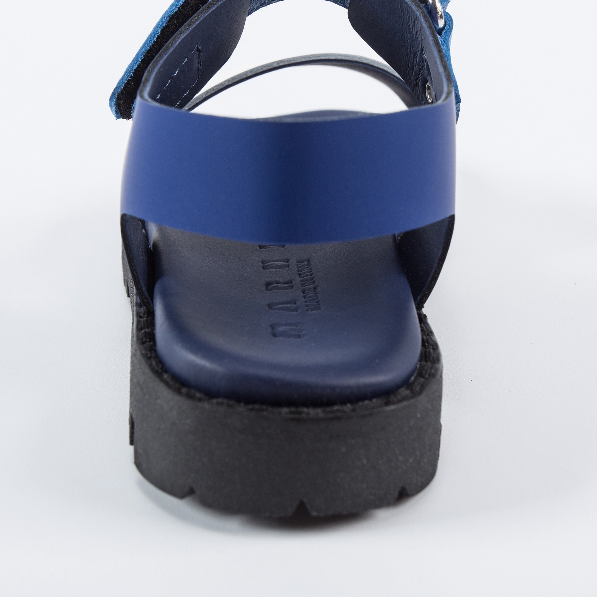 Boys Blue Leather Shoes