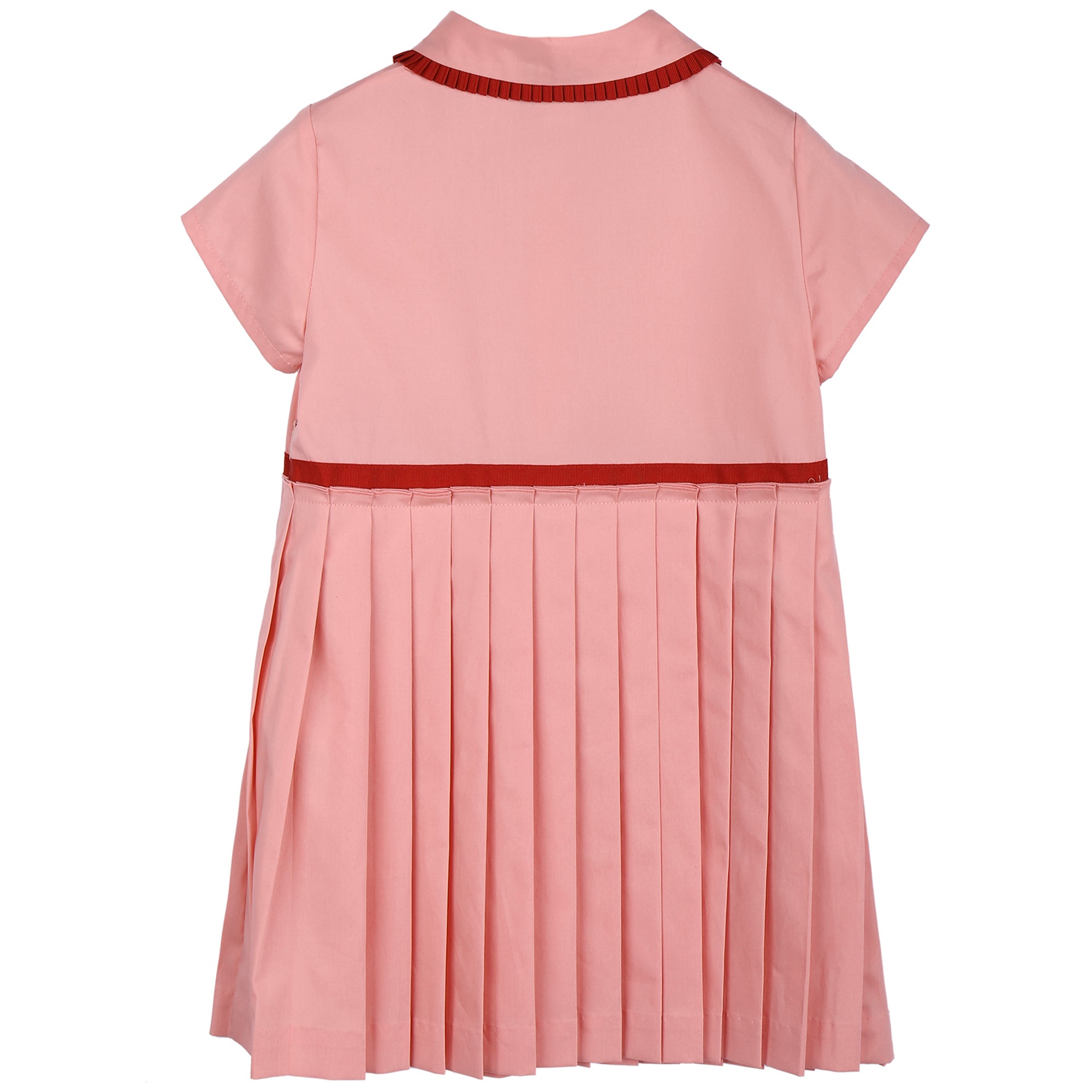 Baby Girls Pink Pleated Dress