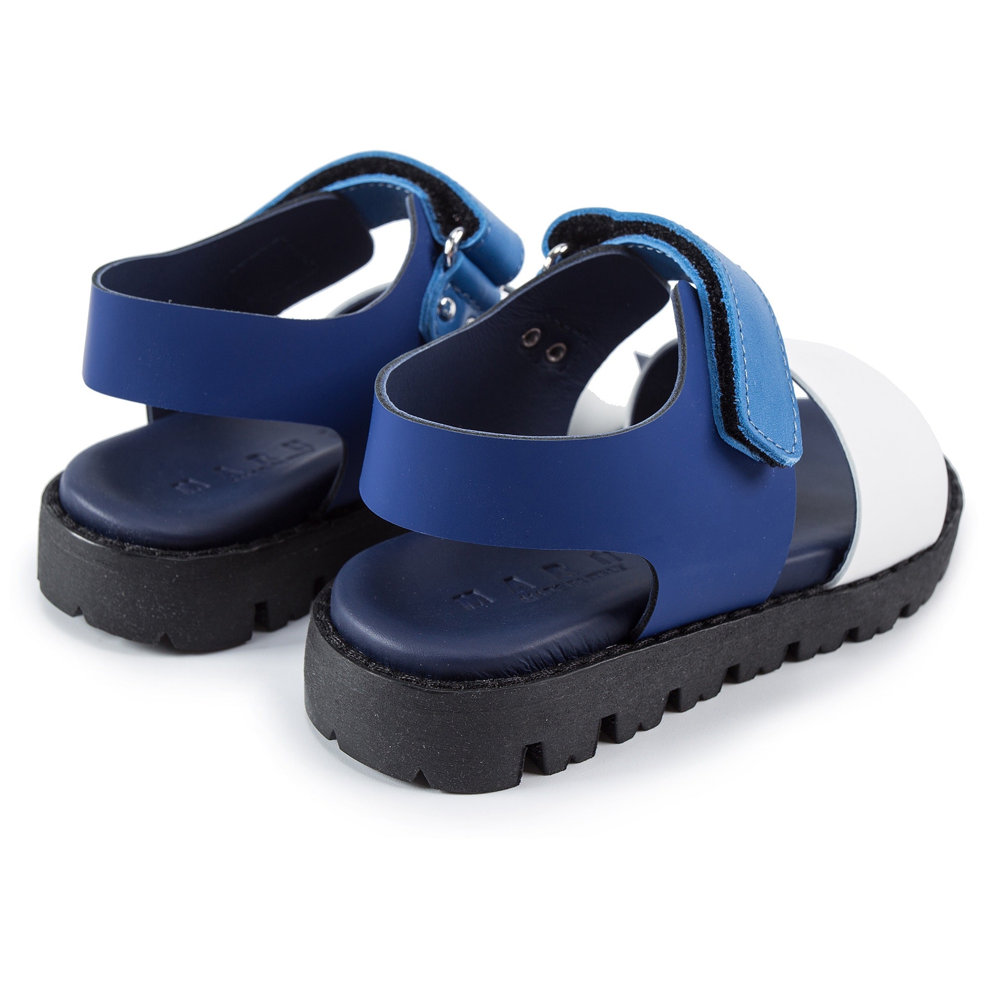 Boys Blue Leather Shoes