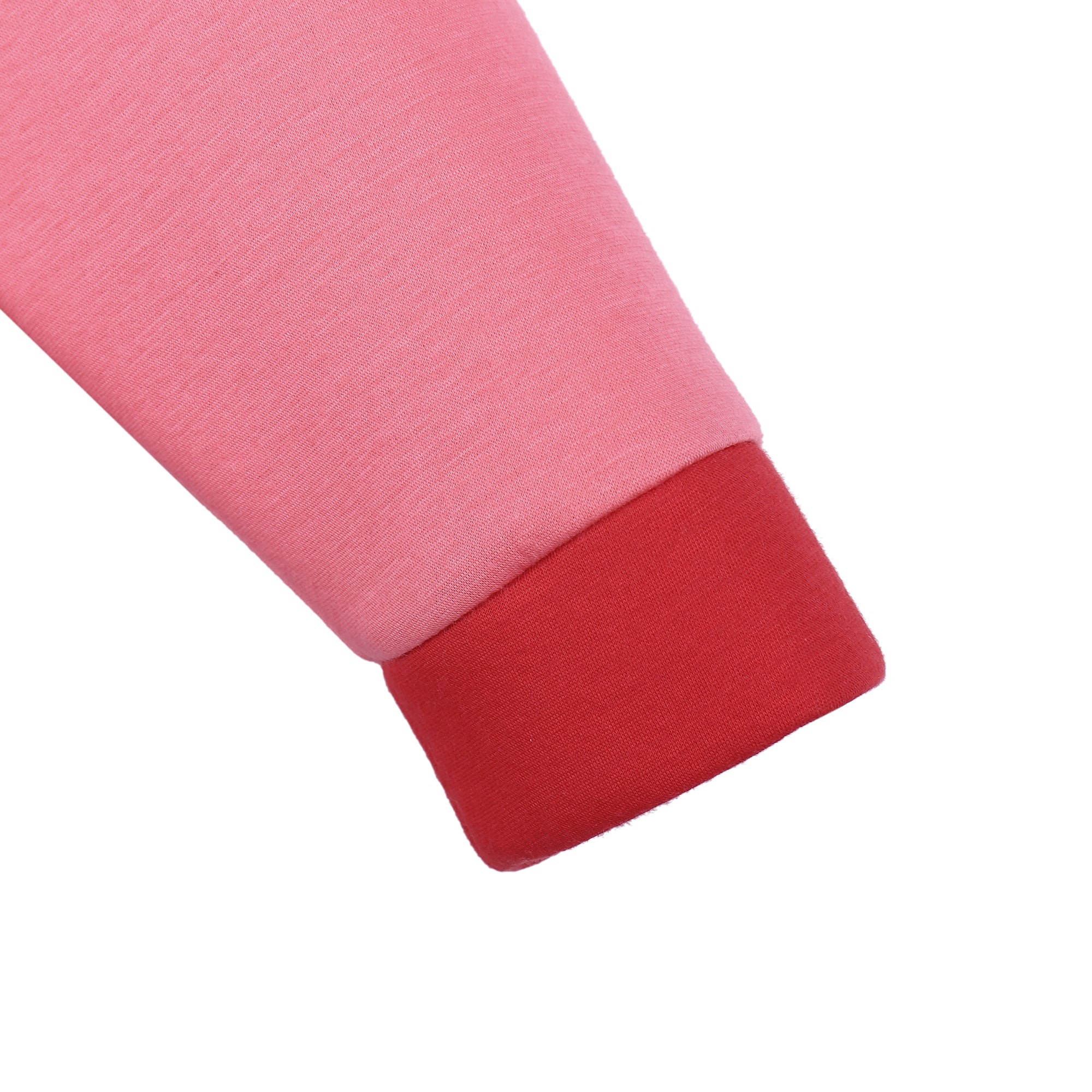 Baby Girls Pink Sweatshirt With Collar Trim