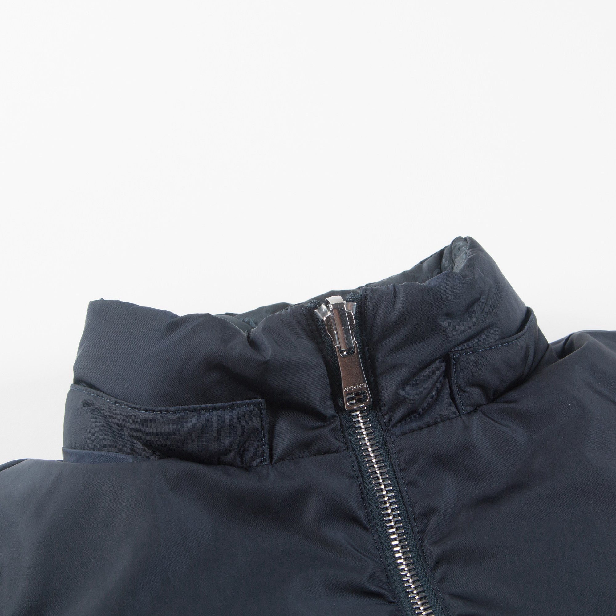 Boys Blue Reversible Down Coat