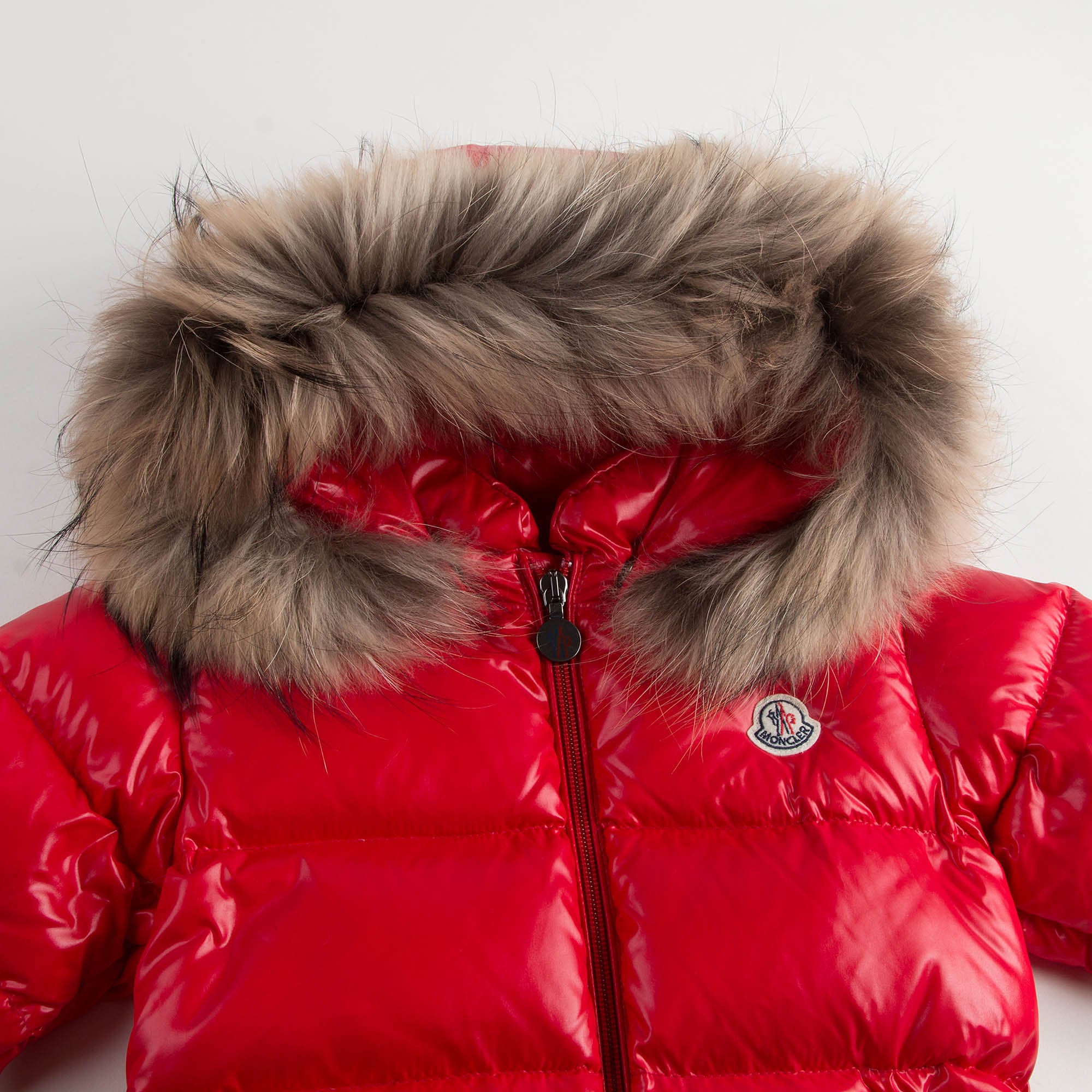 Baby Red Plush Trims Hooded Padded Down 'Crystal'Snowsuit - CÉMAROSE | Children's Fashion Store - 5