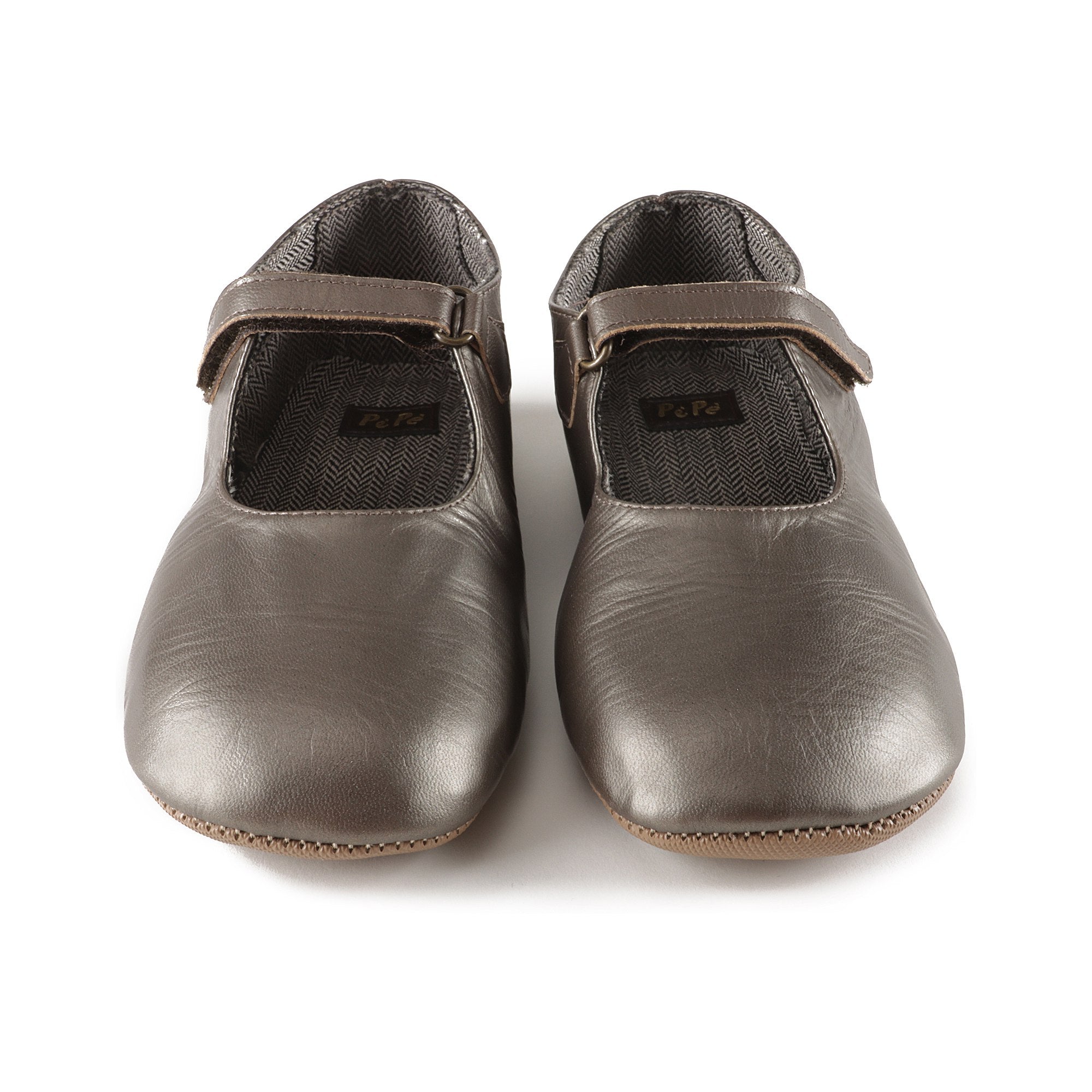Girls Dark Grey Flats