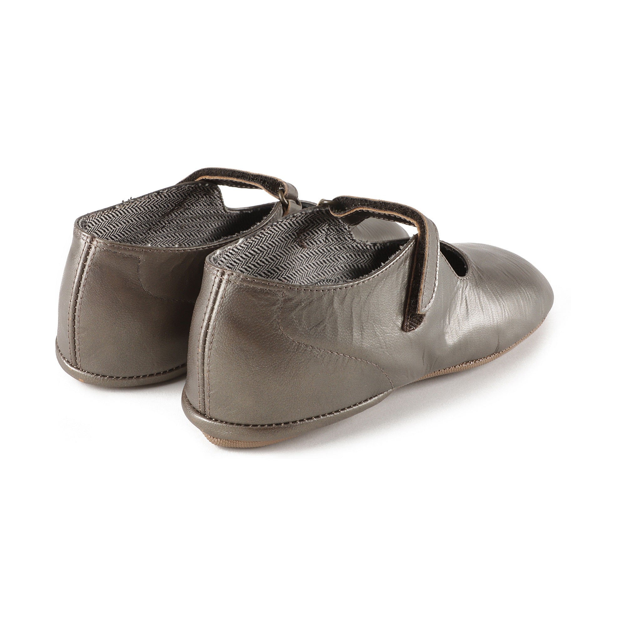 Girls Dark Grey Flats