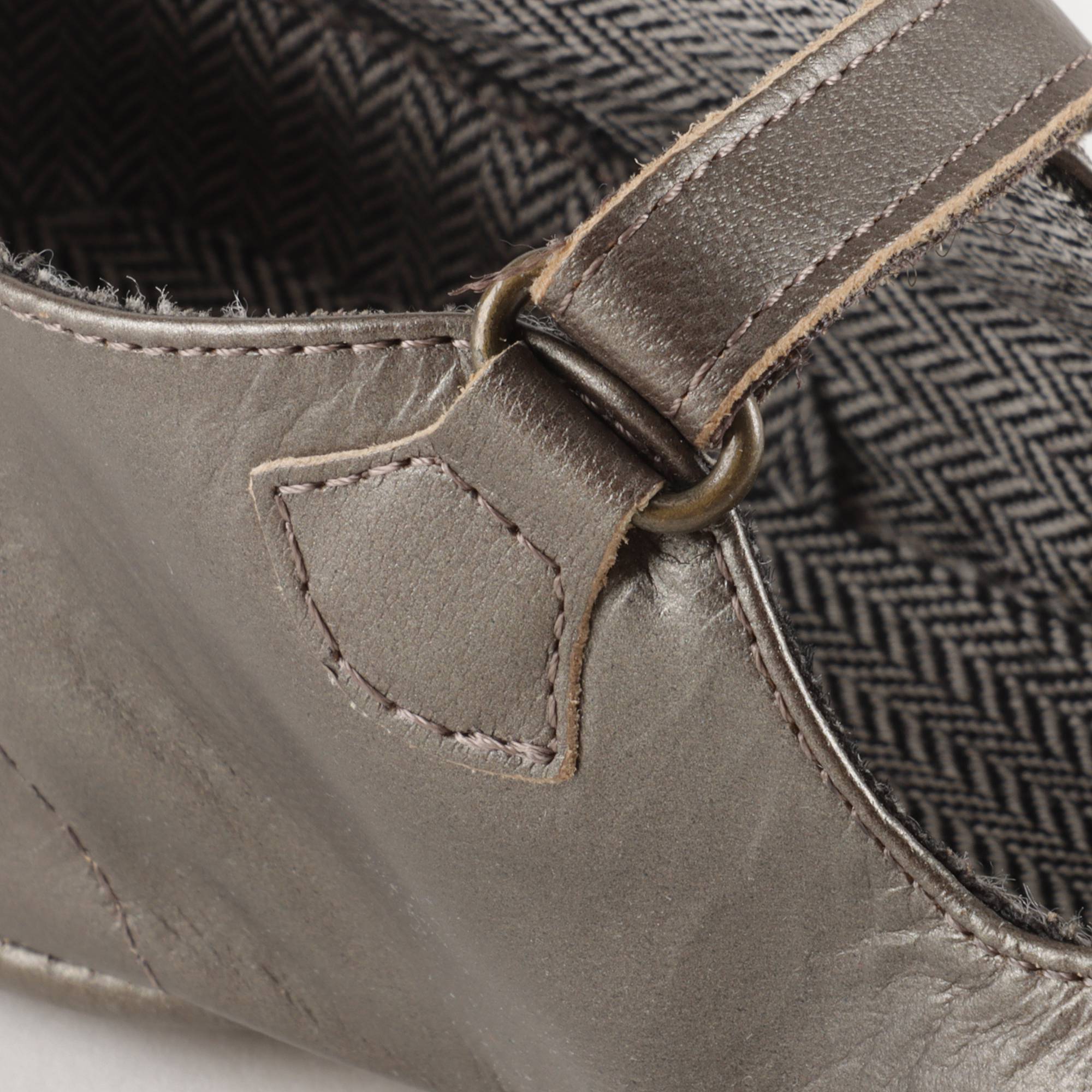 Girls Dark Grey Flats