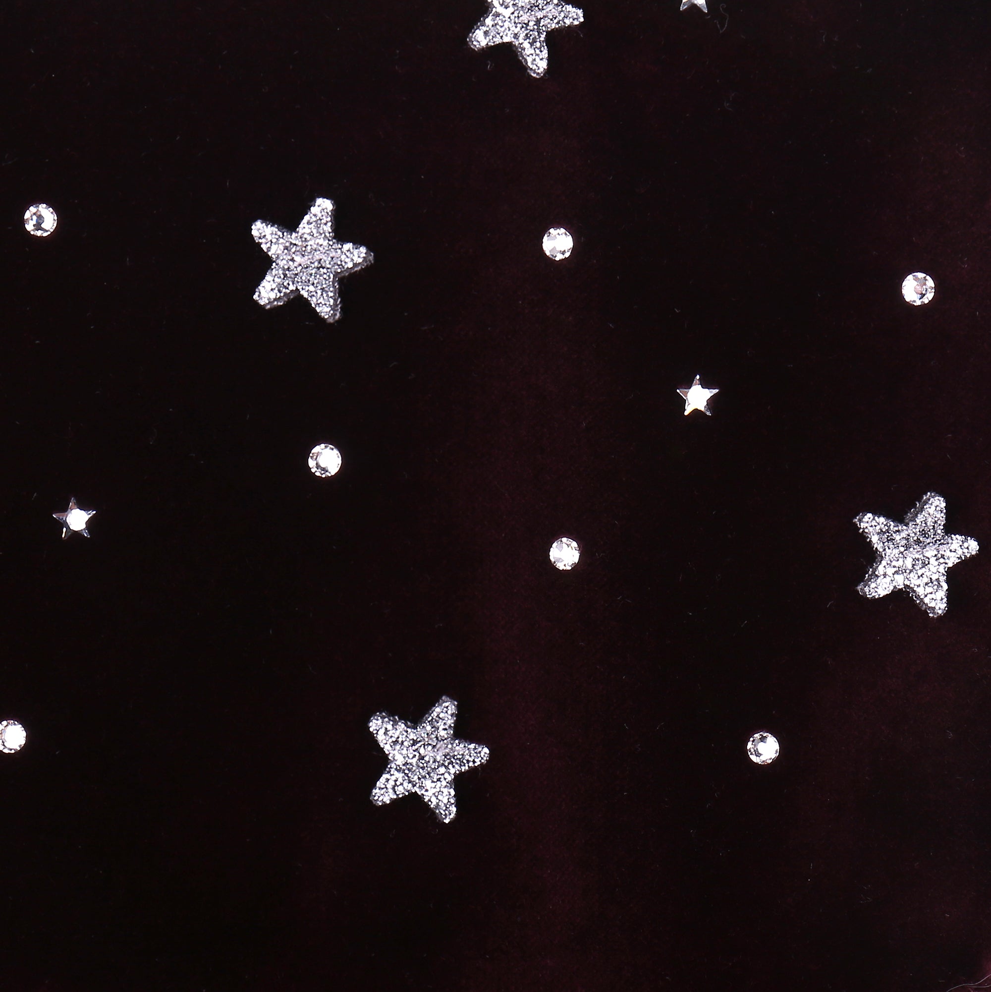Girls Red Dress With Star Trims