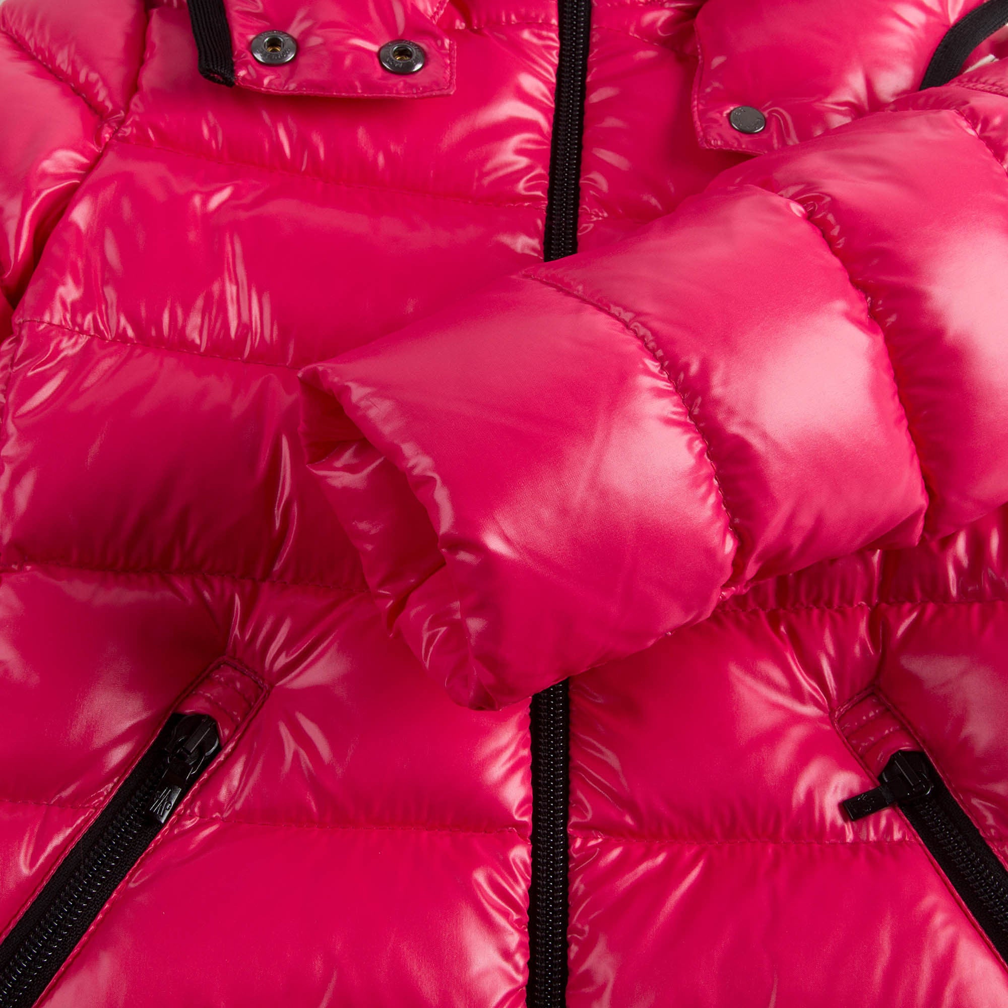 Girls Light Pink Hooded 'Moka' Padded Down Jacket - CÉMAROSE | Children's Fashion Store - 6