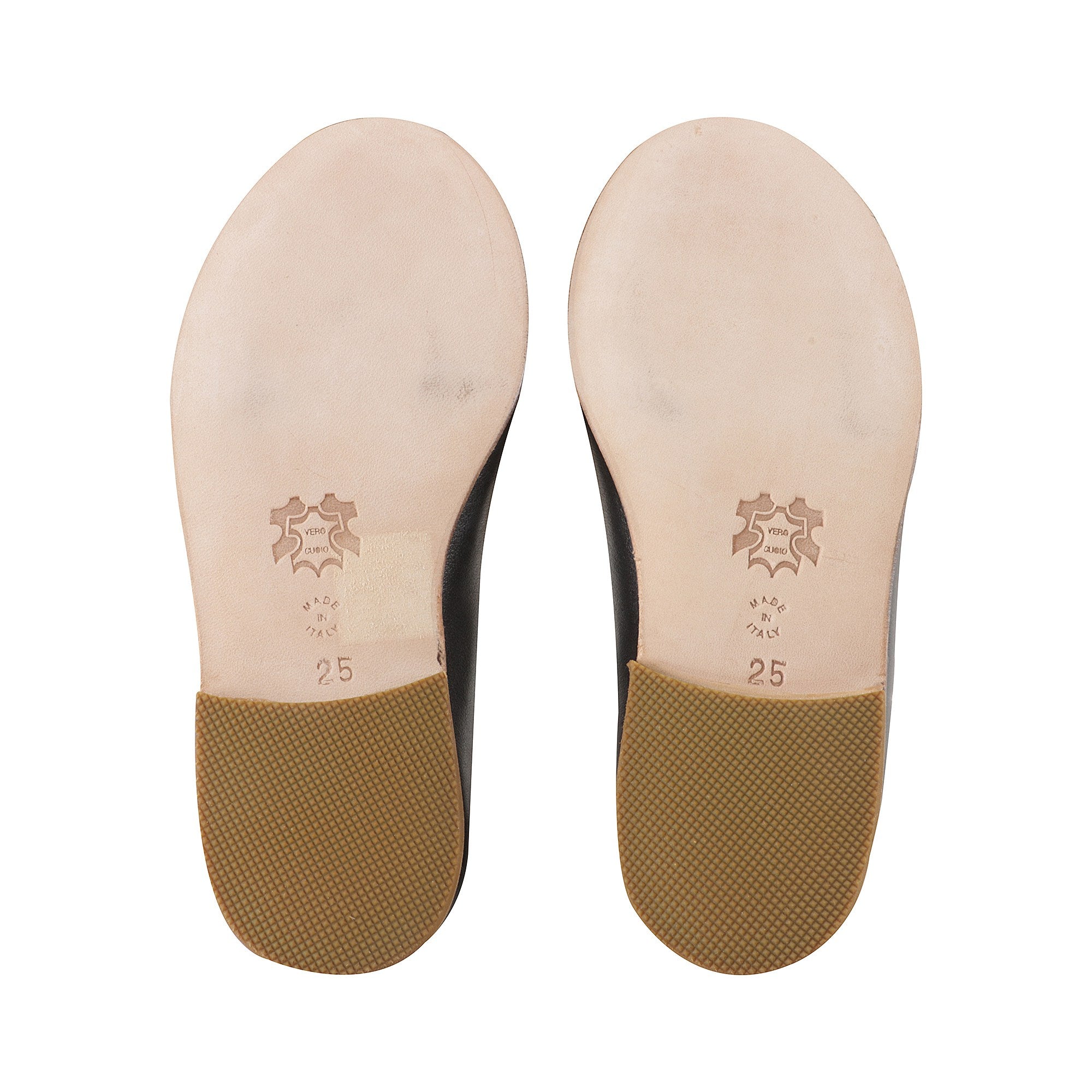 Girls Black Leather Shoes