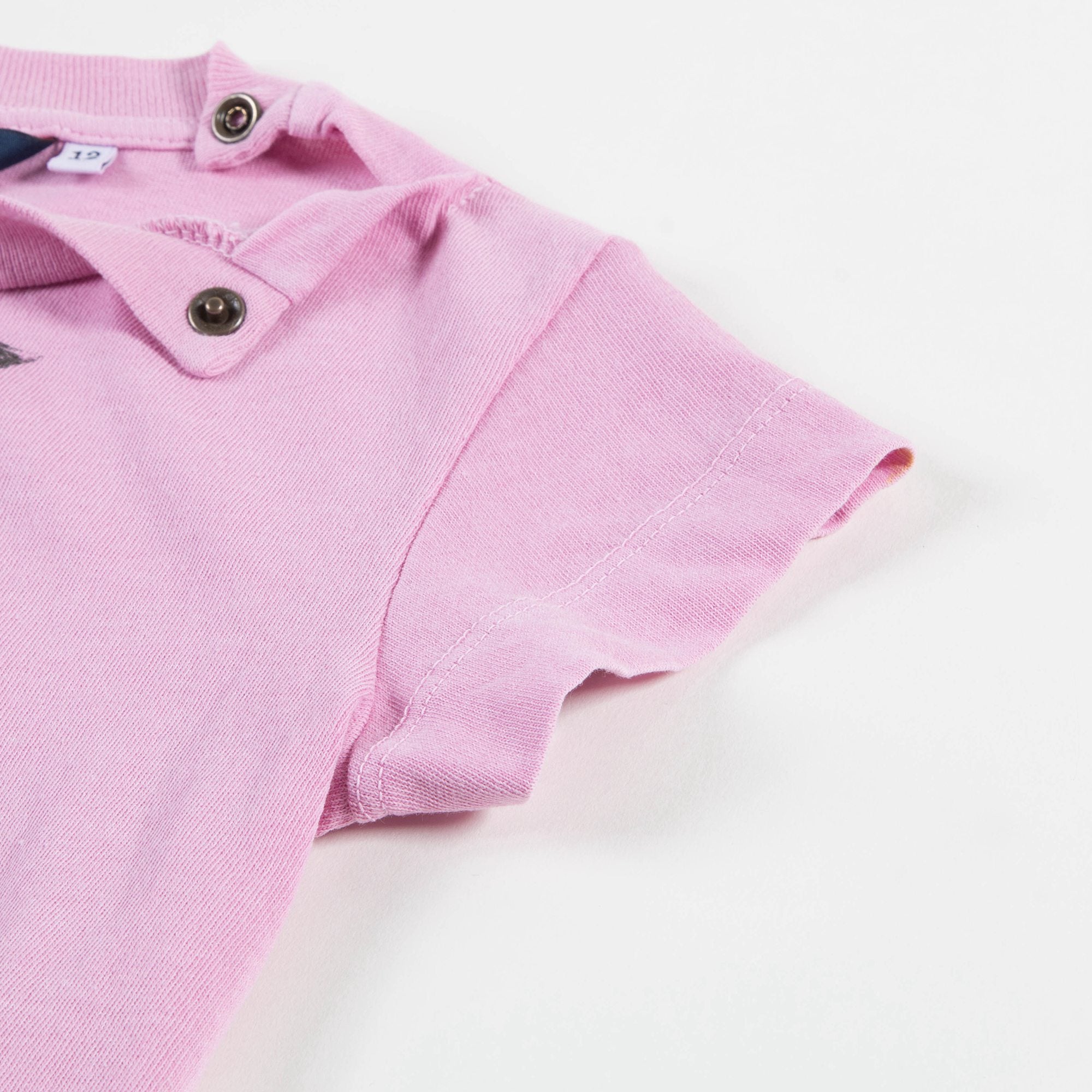 Baby Girls Fuchsia Apple Cotton T-shirt