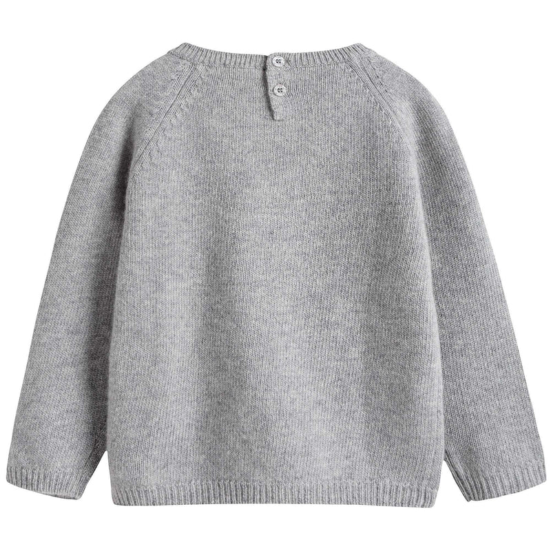 Baby Boys Grey Wool Sweater