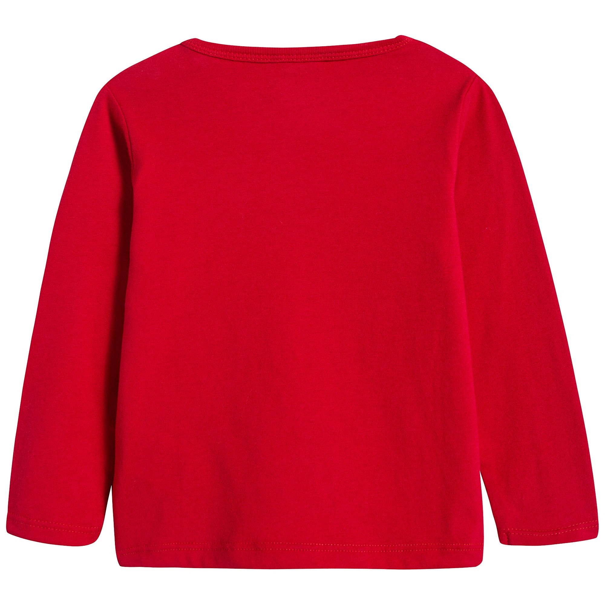 Baby Girls Red Cotton T-shirt