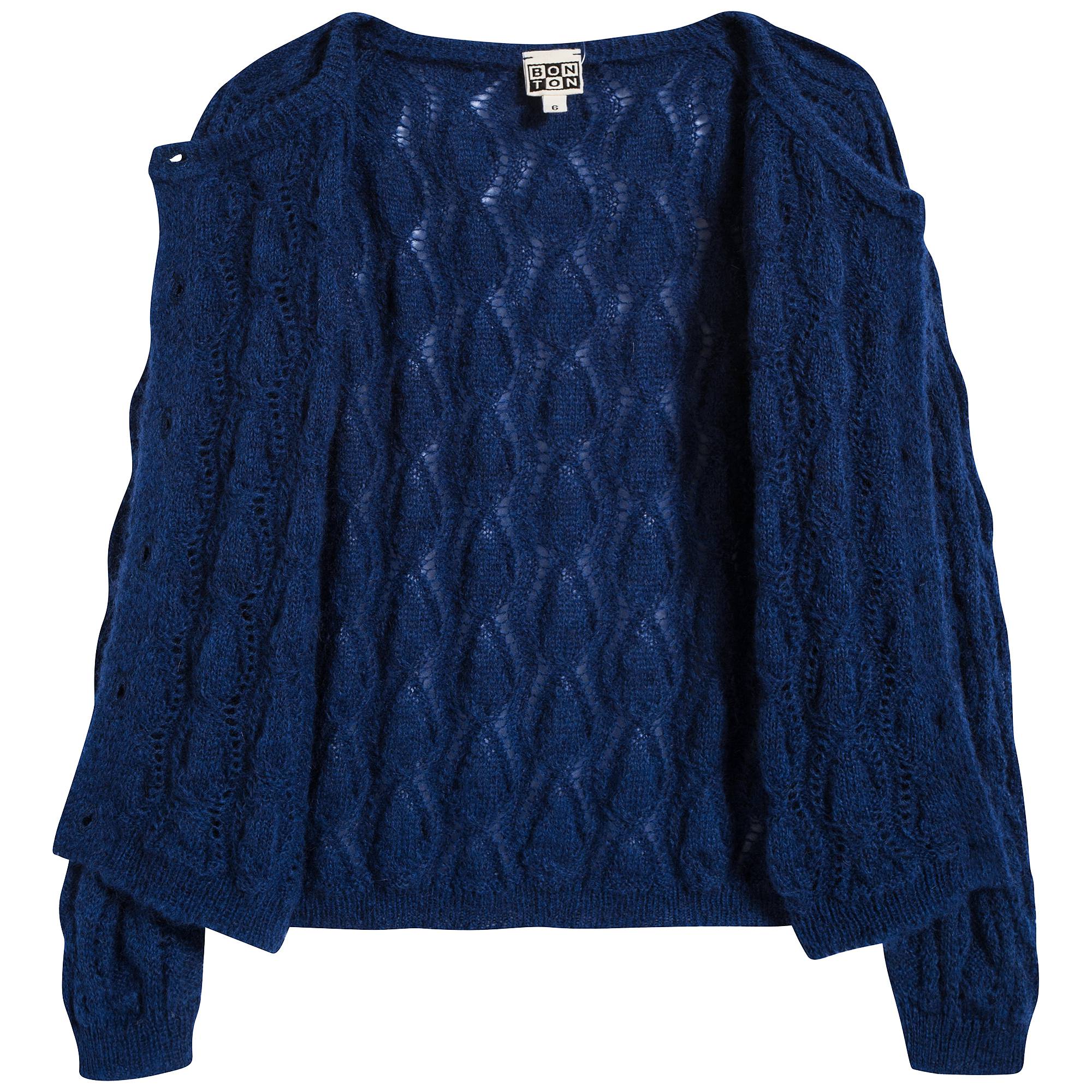 Girls Blue Klein Cardigan