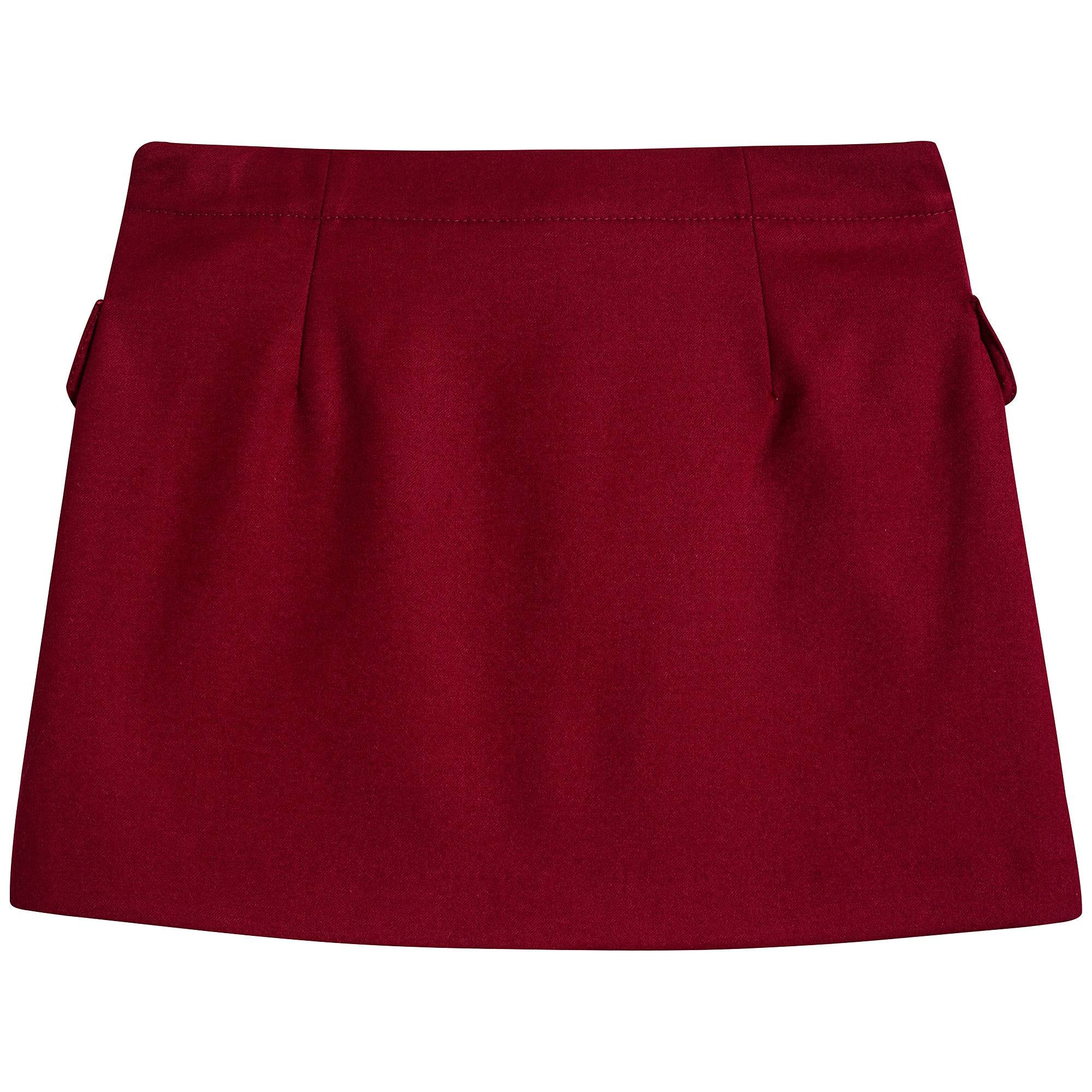 Girls Red Skirt