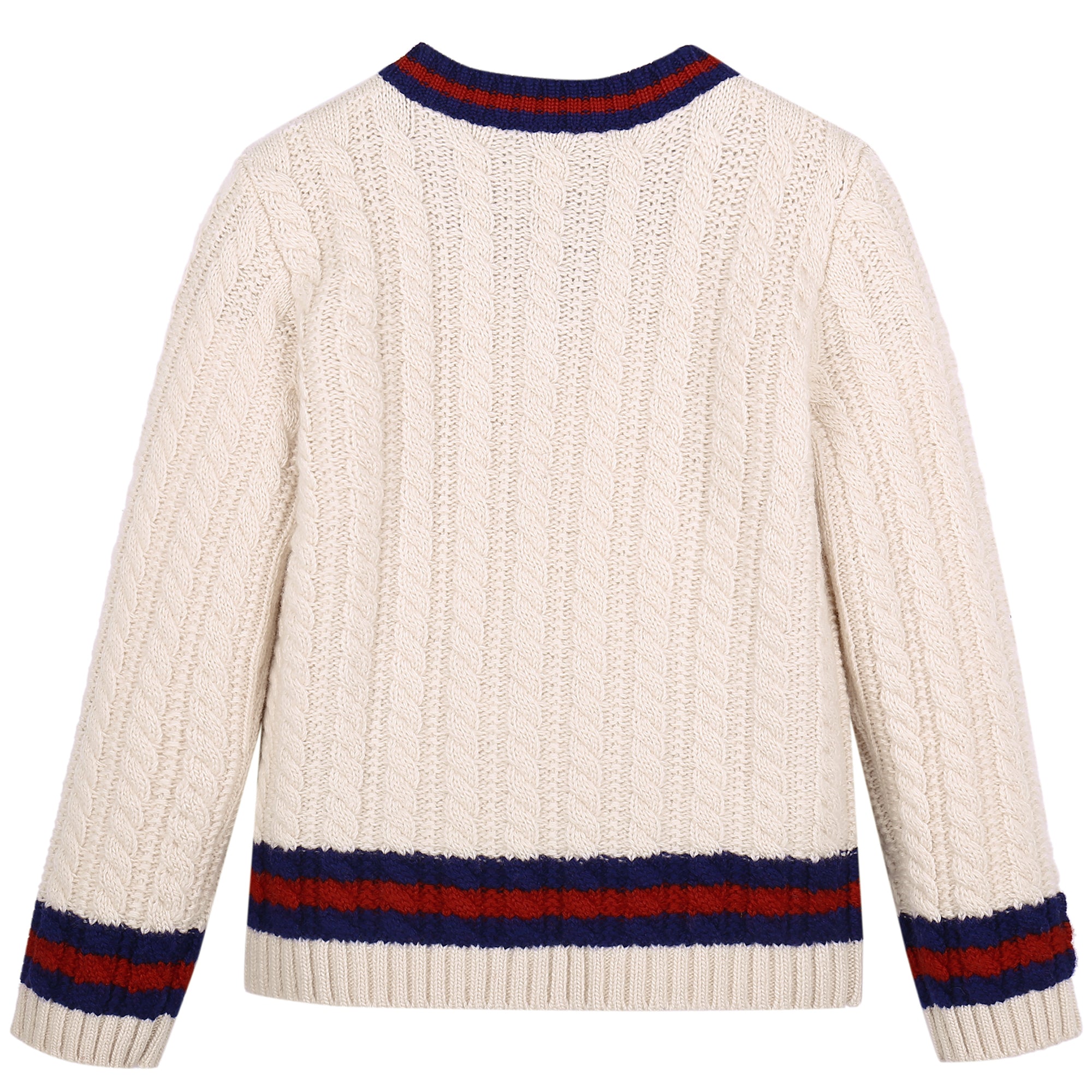Baby Boys Ivory Cable Knit Sweater