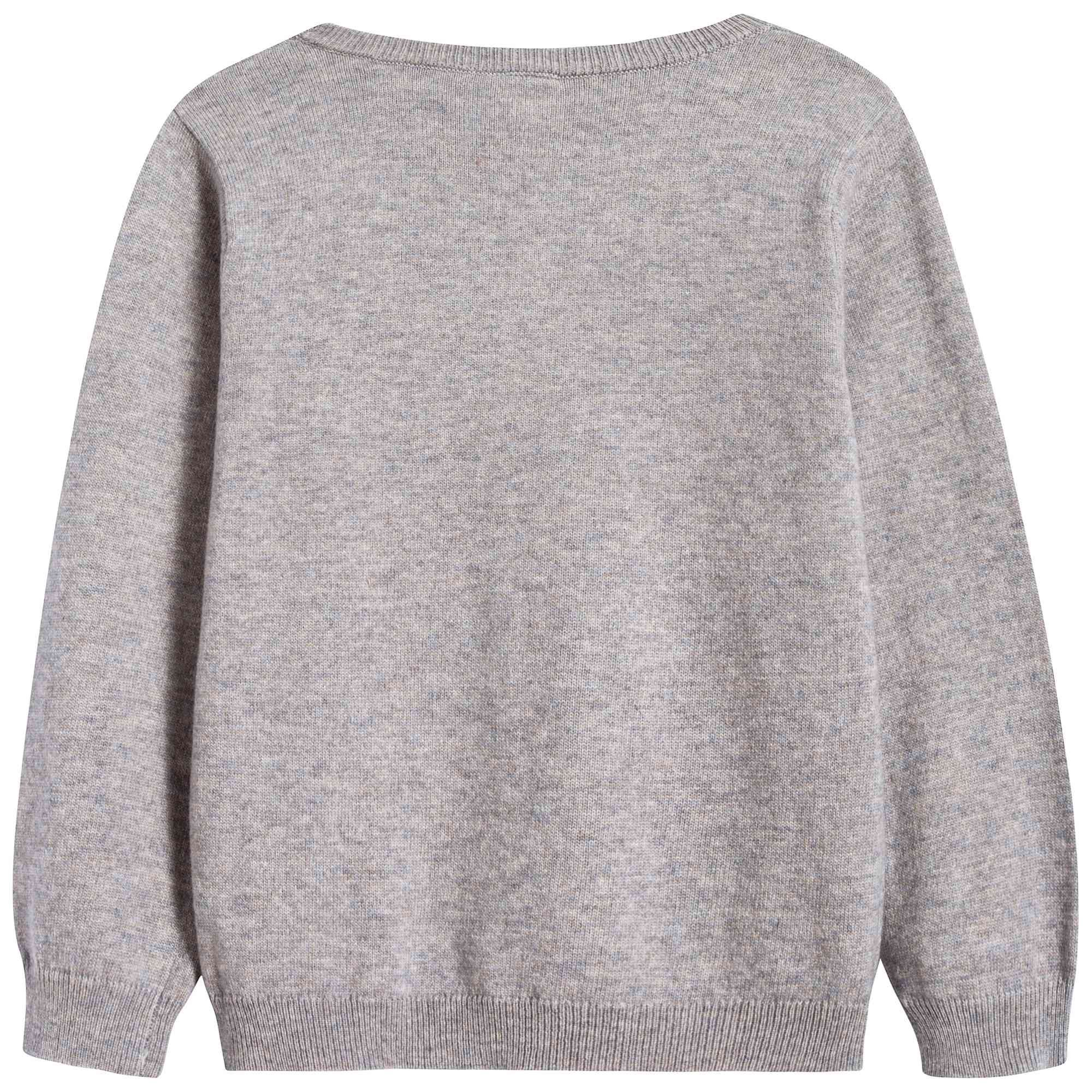 Girls Chine Grey Sweater