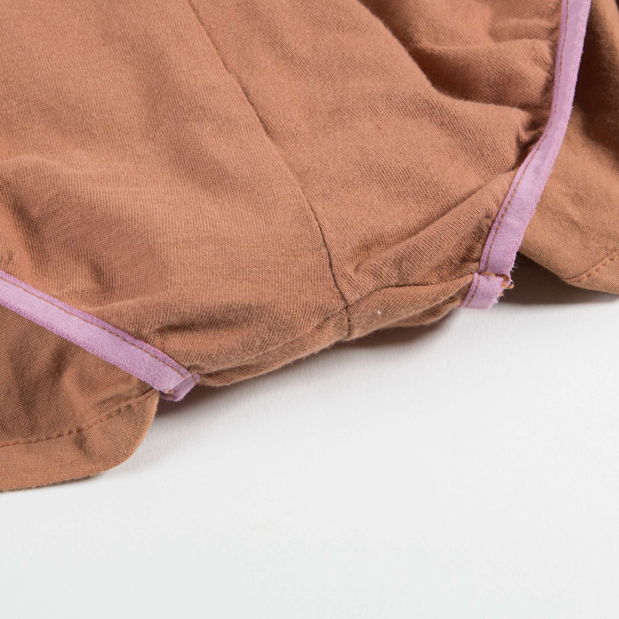 Girls & Boys Brown Bird Cotton Shorts