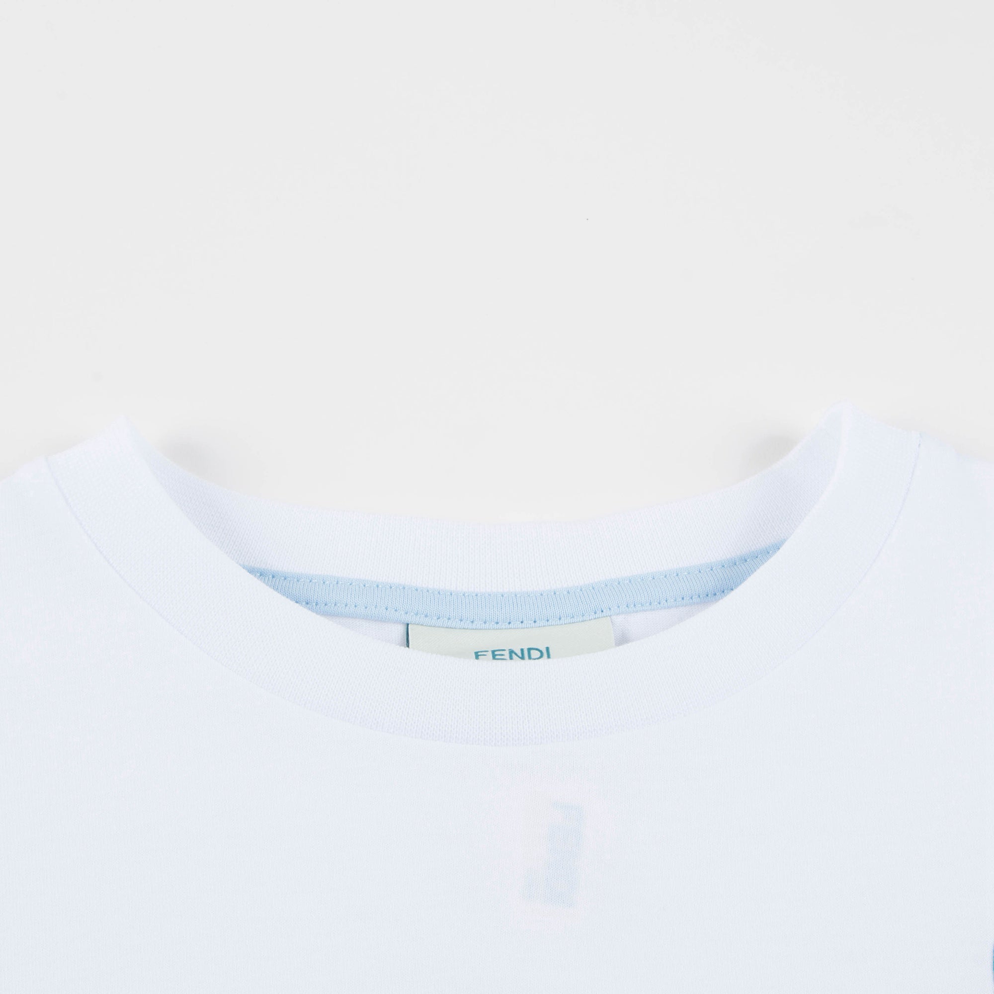 Girls White & Rosa Cotton Dress