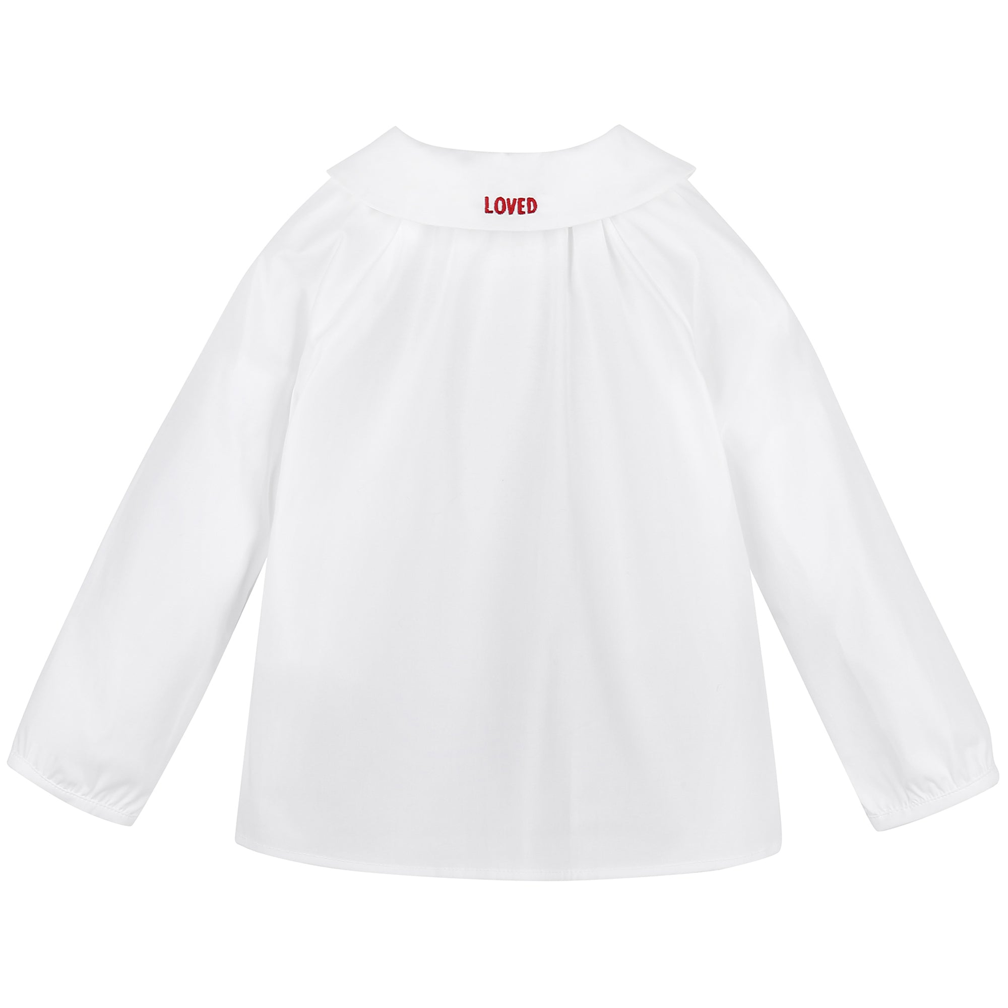 Baby Girls White 'Loved' Blouse