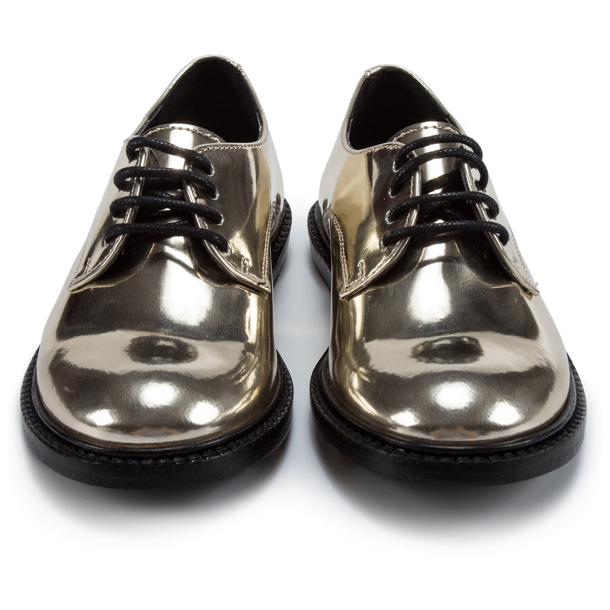 Girls Golden Ieather Shoes