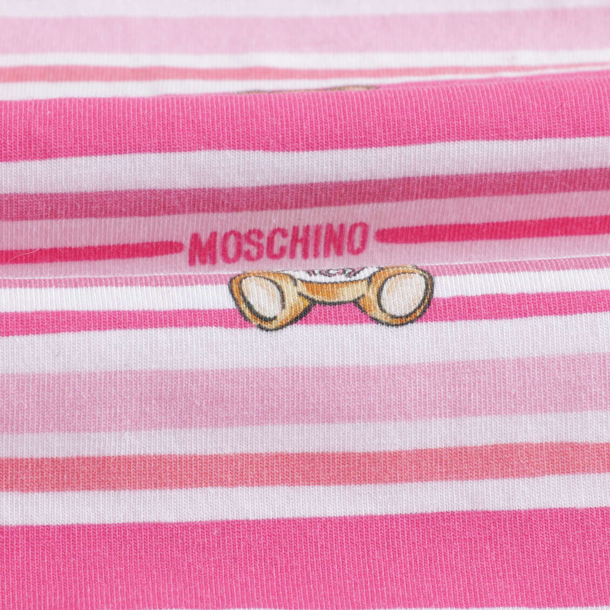 Baby Girls Pink Stripe Dress Suit