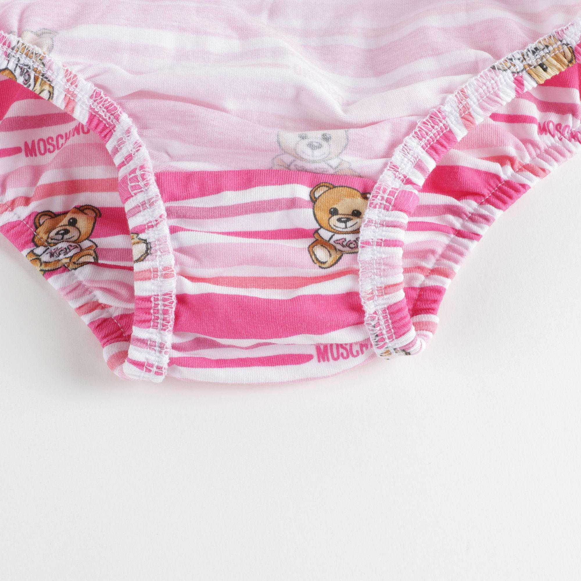 Baby Girls Pink Stripe Dress Suit