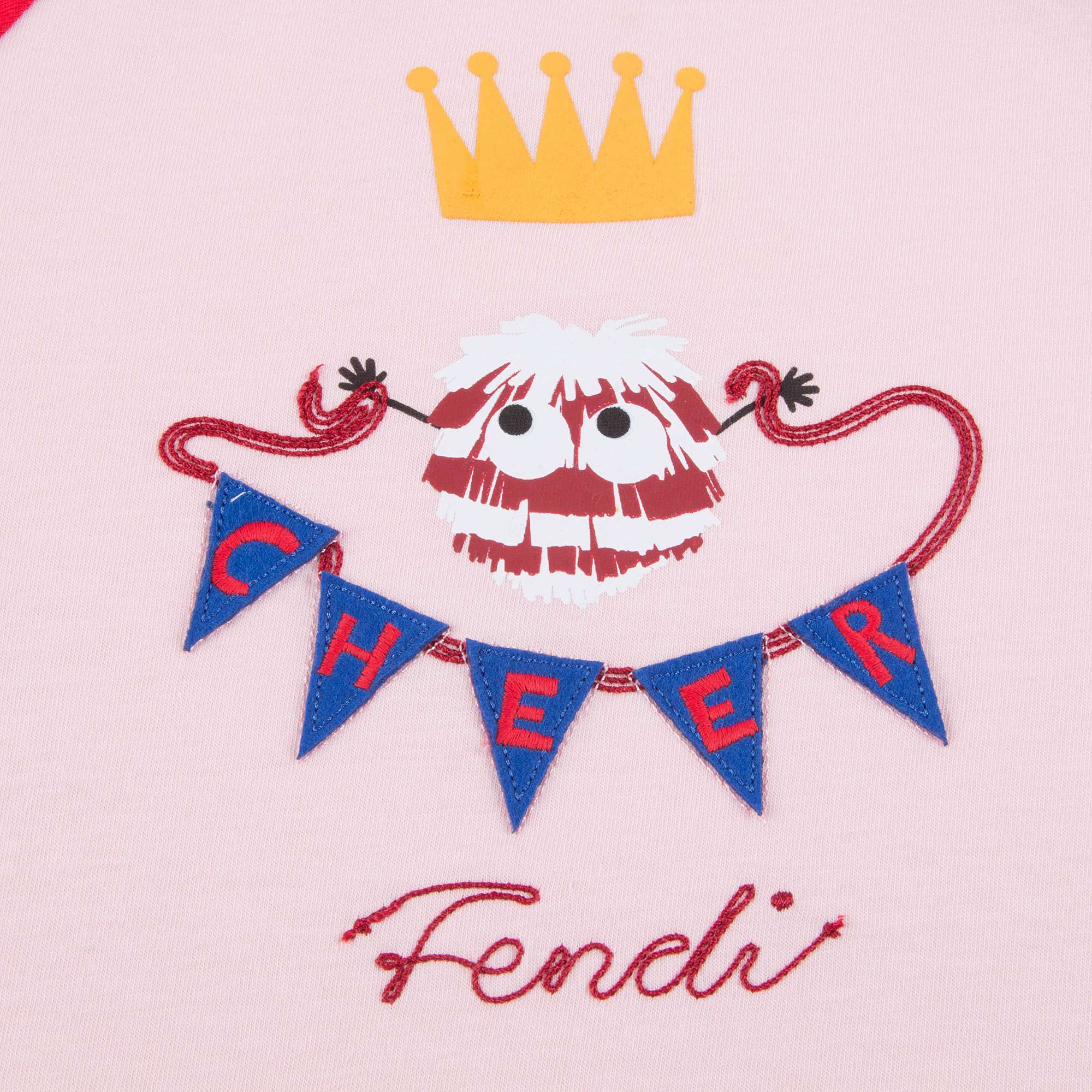 Girls Rosa & Rosso Cotton Printed T-shirt