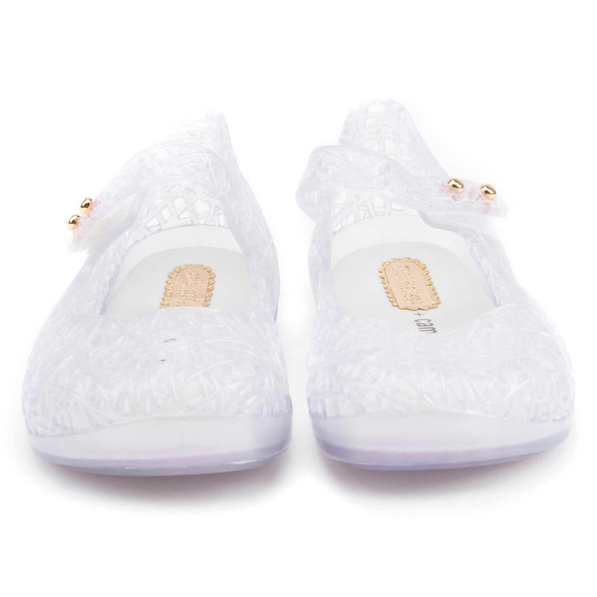 Girls White Nest Jelly Shoes