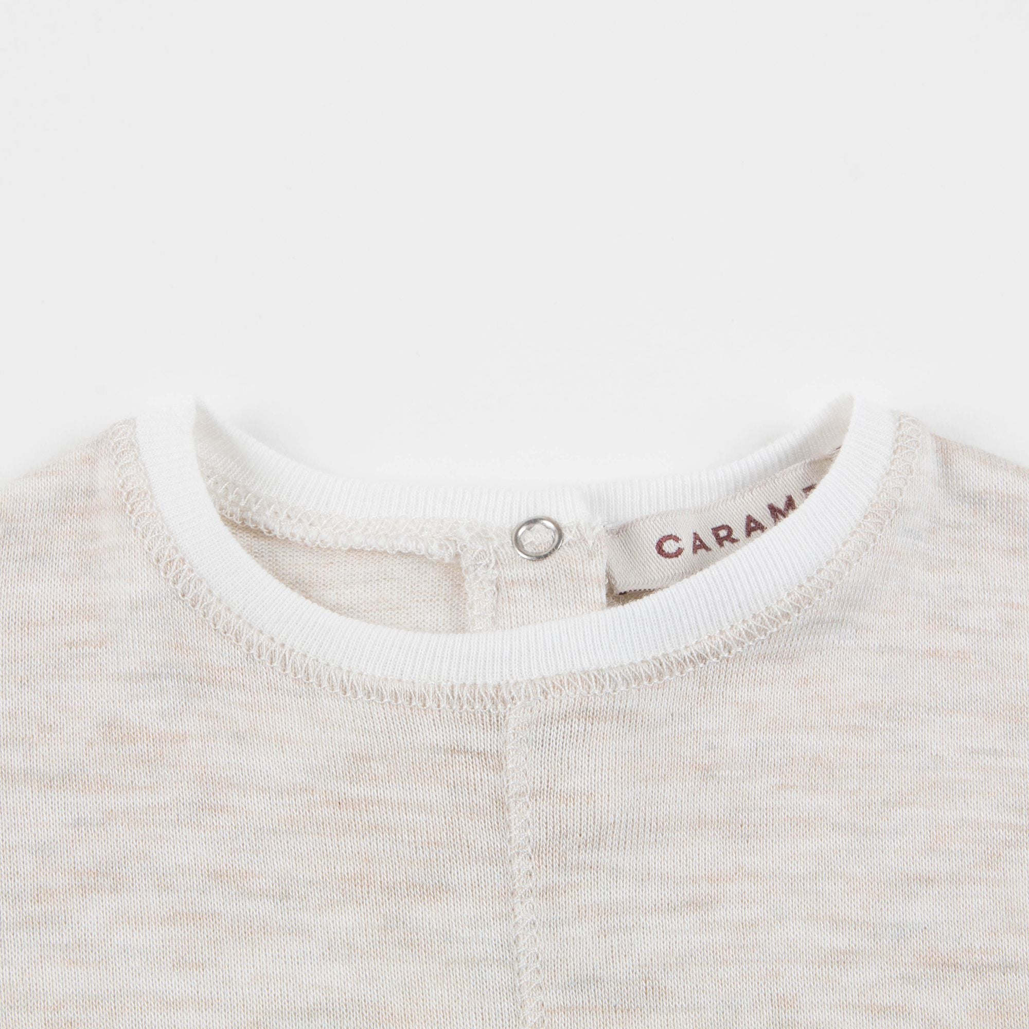 Baby Oatmeal Jersey Romper Set