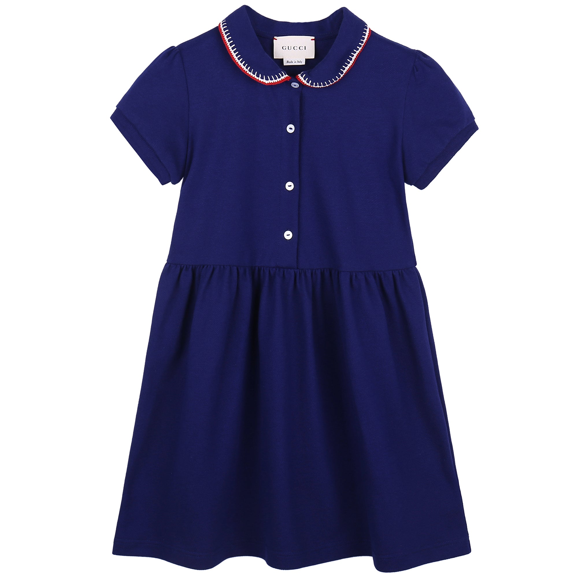 Baby Girls Blue Polo Dress